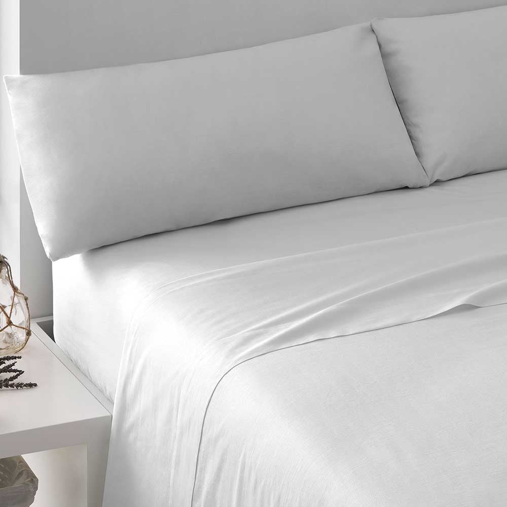 Conjunto de lençóis de algodão liso