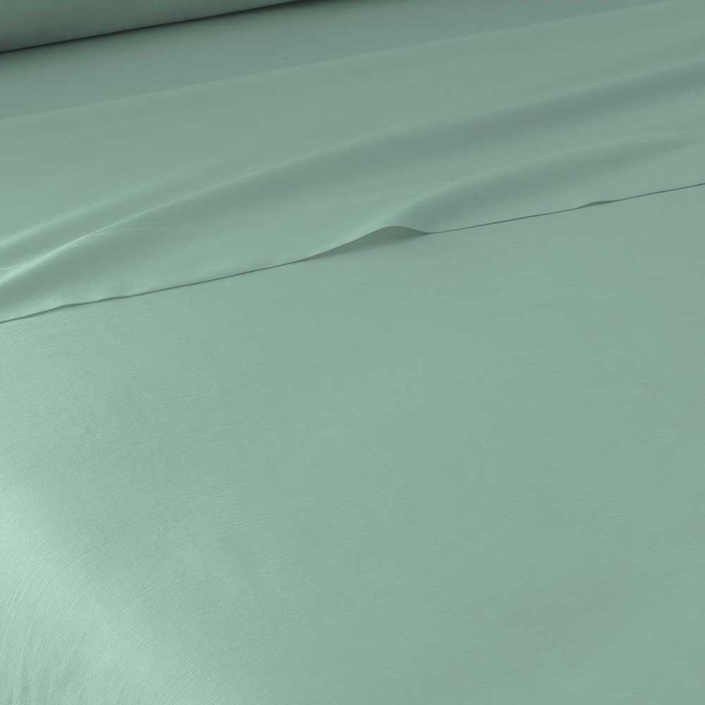 Conjunto de lençóis de algodão verde Tiffany