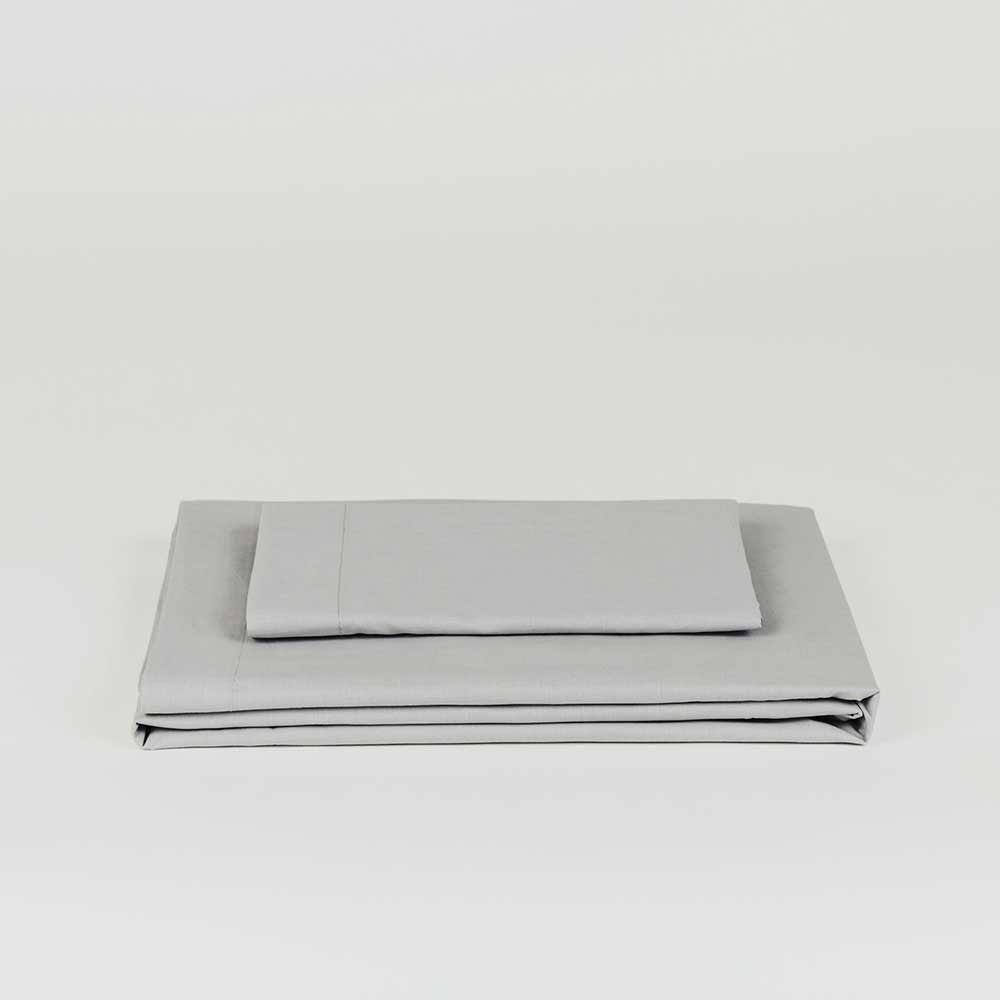 Jogo de lençóis de algodão percal pérola