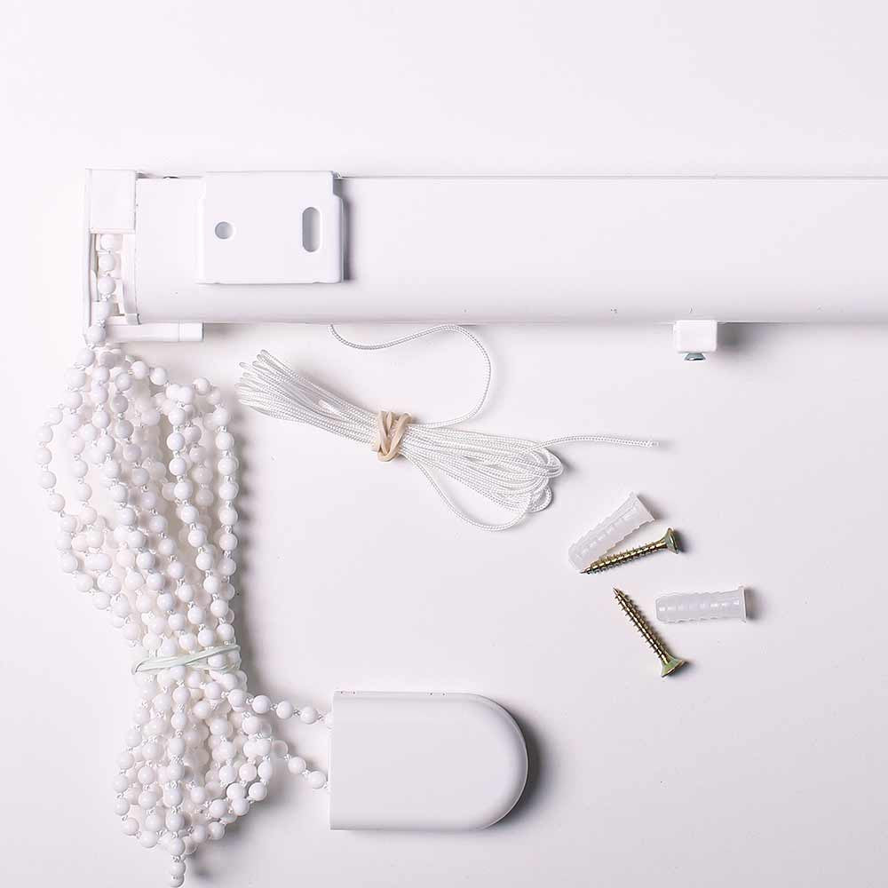 Cortina romana Style22 em linho com corrente.