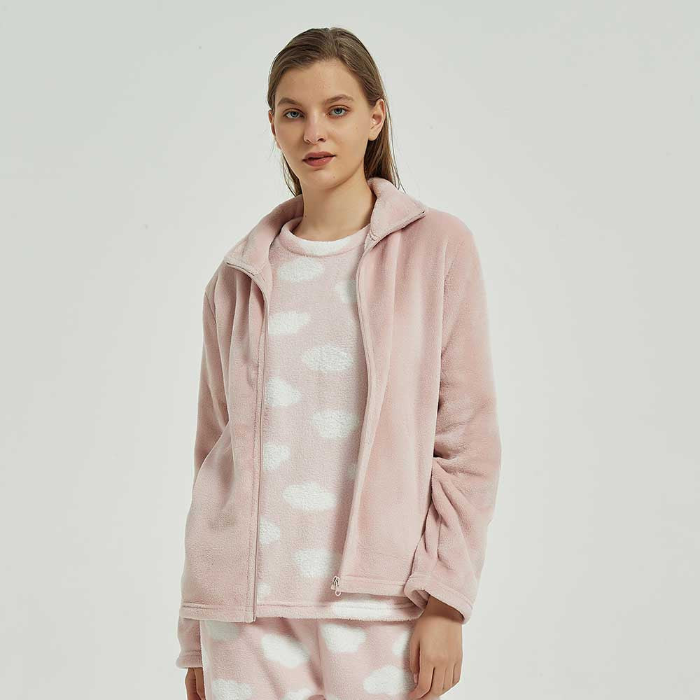 moletom de veludo rosa claro