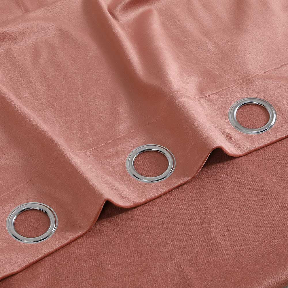 Cortina nova, veludo Marsala