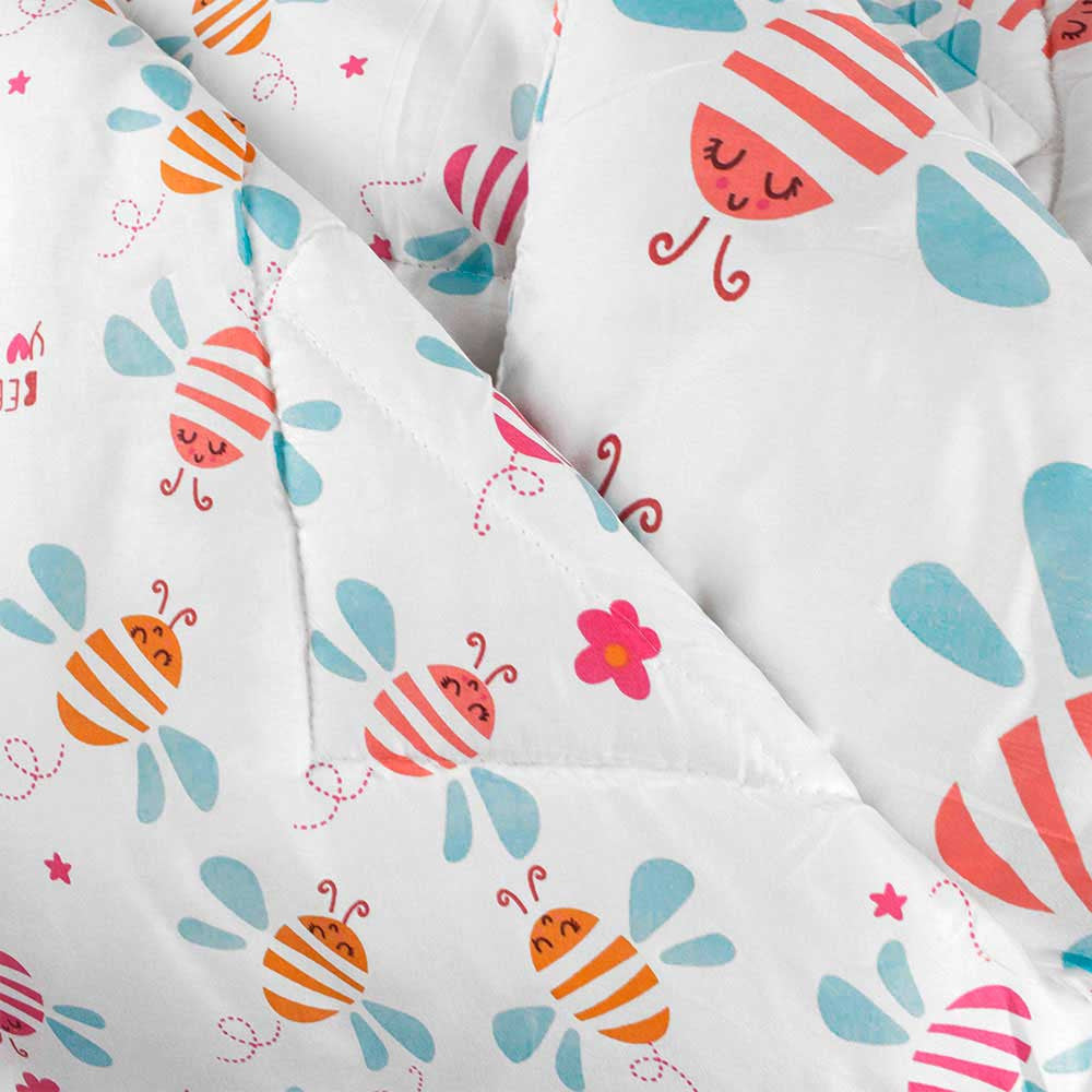 Colcha estampada Mariquita 180x270