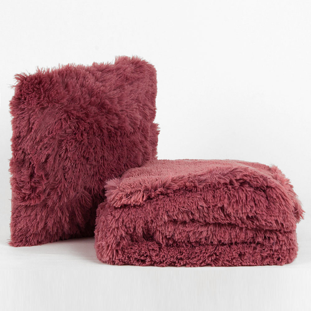 Manta pelo sherpa lisa