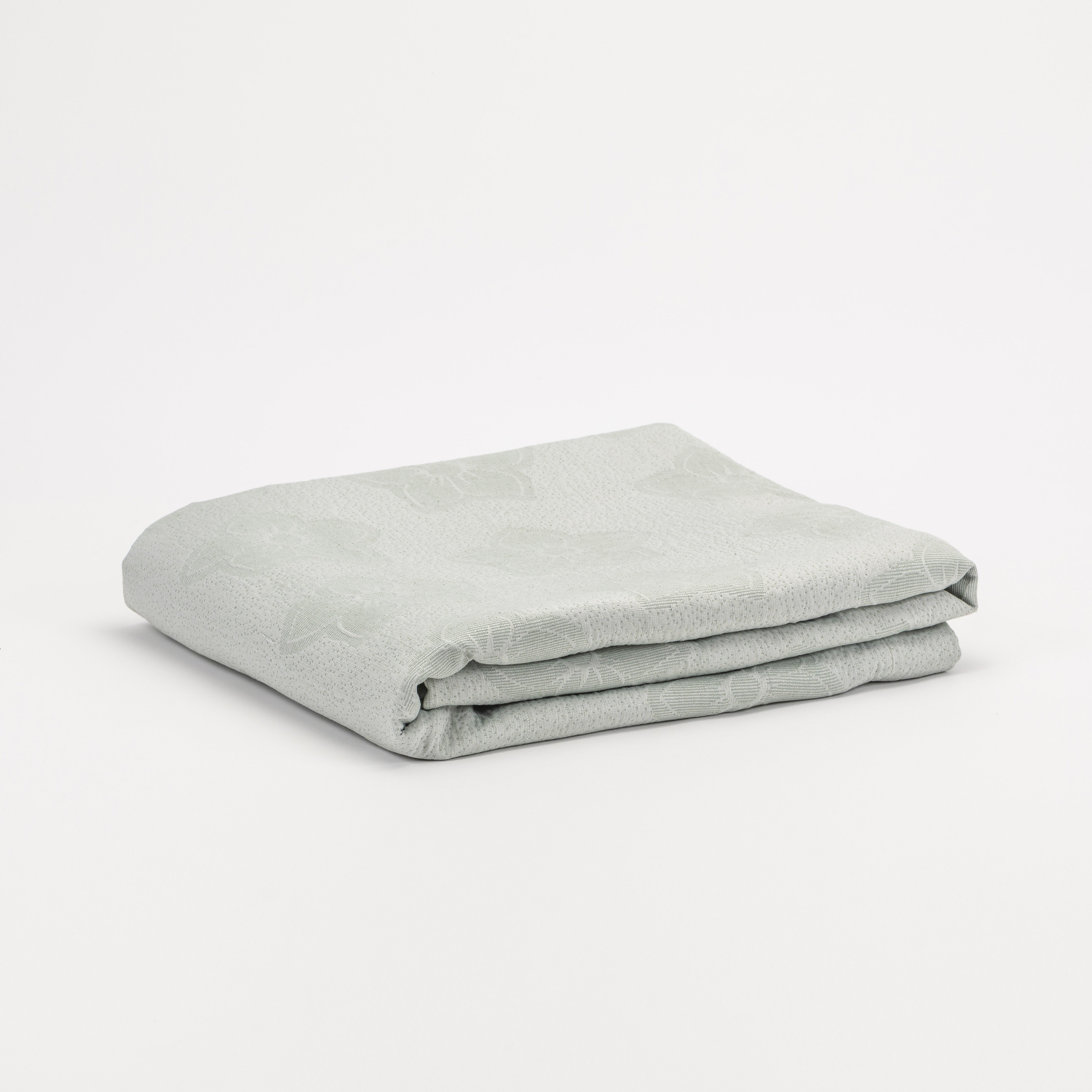 Colcha pique Flor verde