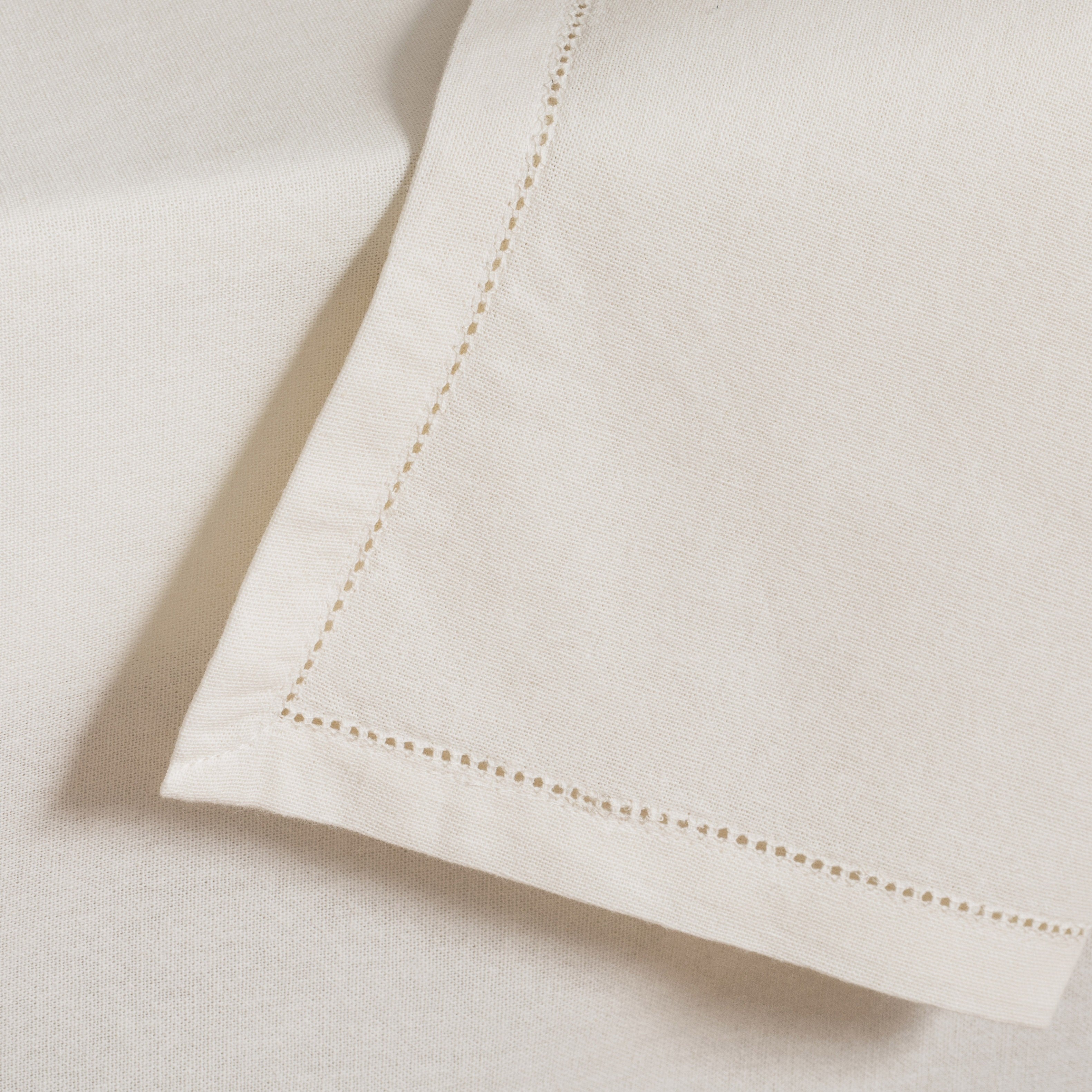 Toalha de mesa de algodão orgânico natural