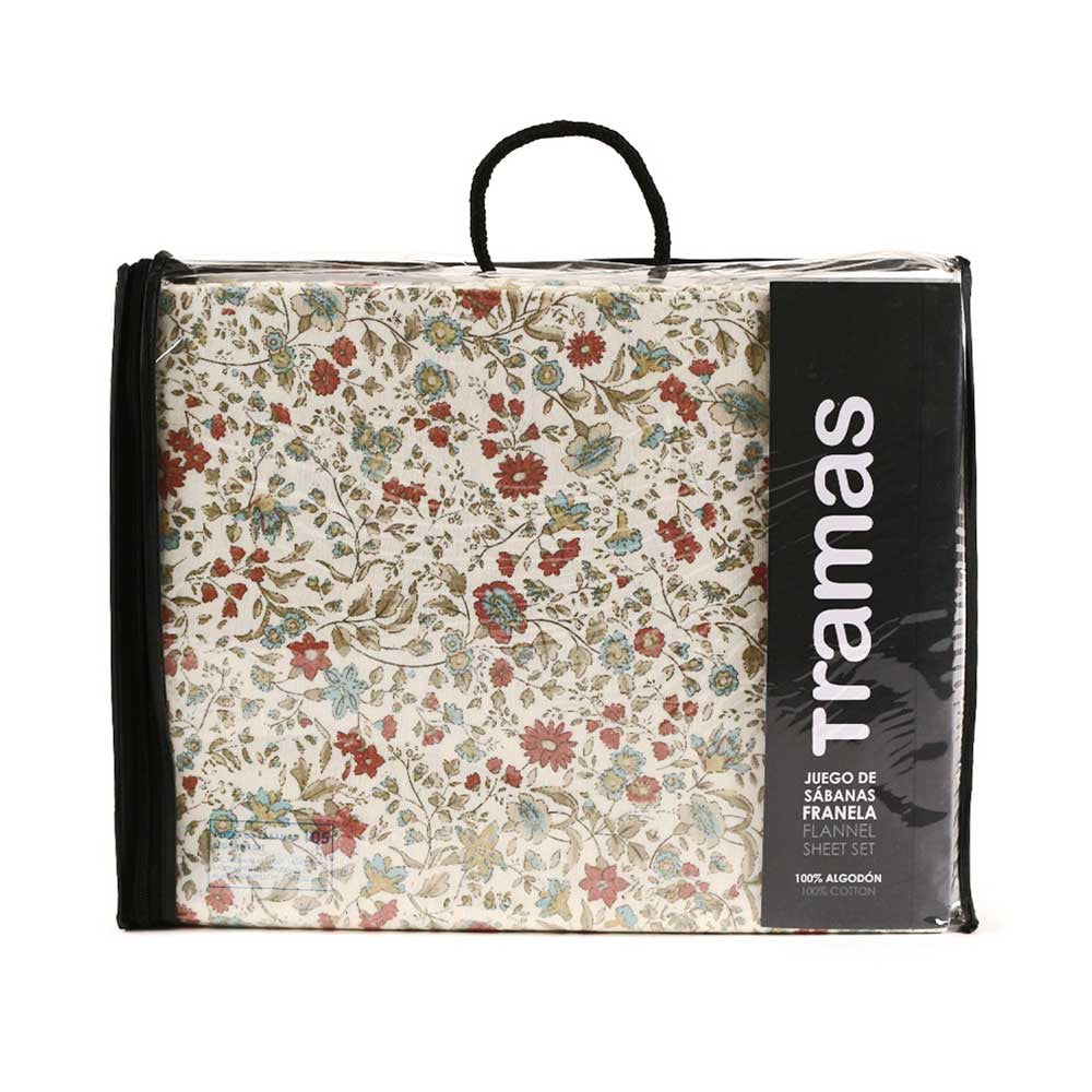 Jogo de lençóis de flanela PR Daniela