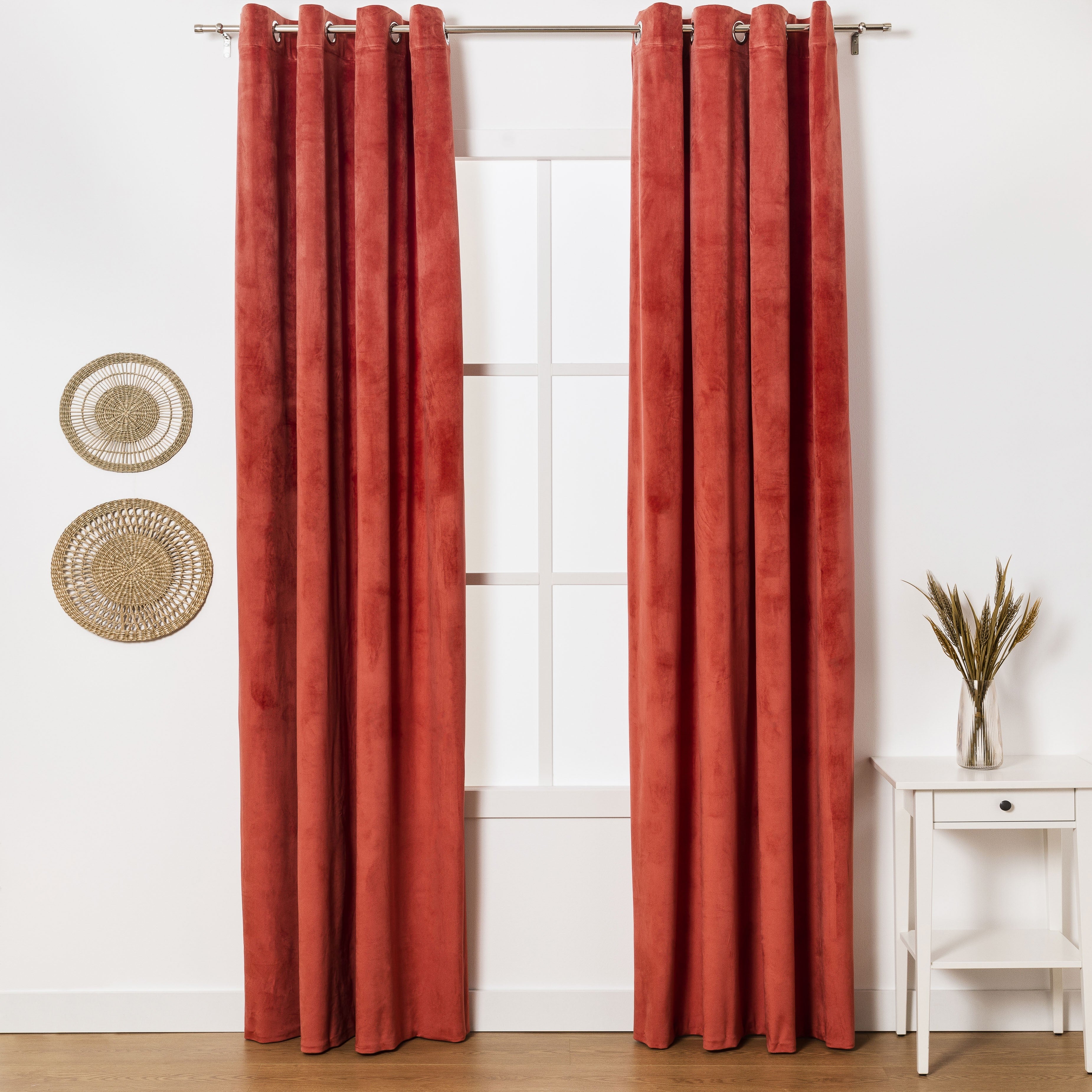 Novo revestimento de cortina de veludo