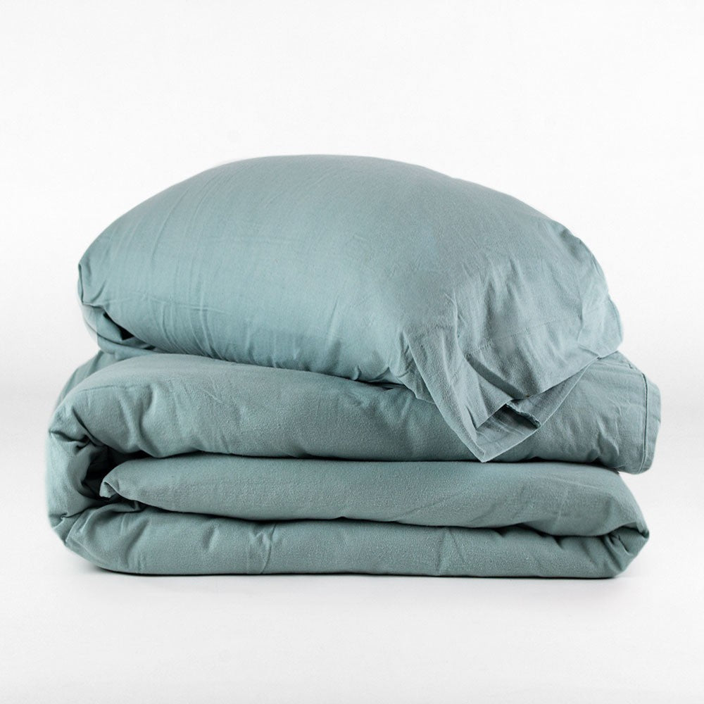 CAPA DE EDREDOM DE FLANELA LISA