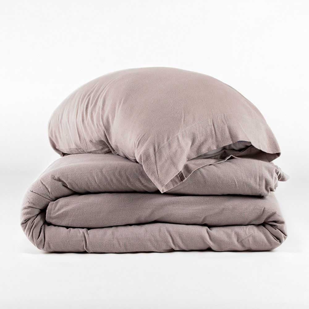 CAPA DE EDREDOM DE FLANELA LISA