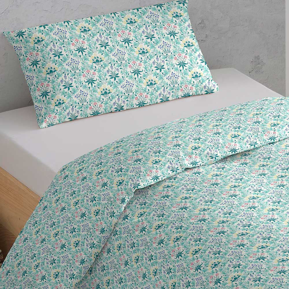 Capa de edredom Cecilia Blue Single