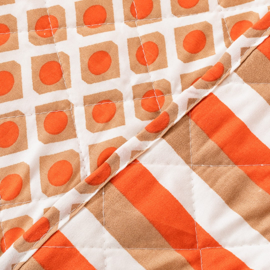 Colcha bouti com estampa de azulejos Ravello