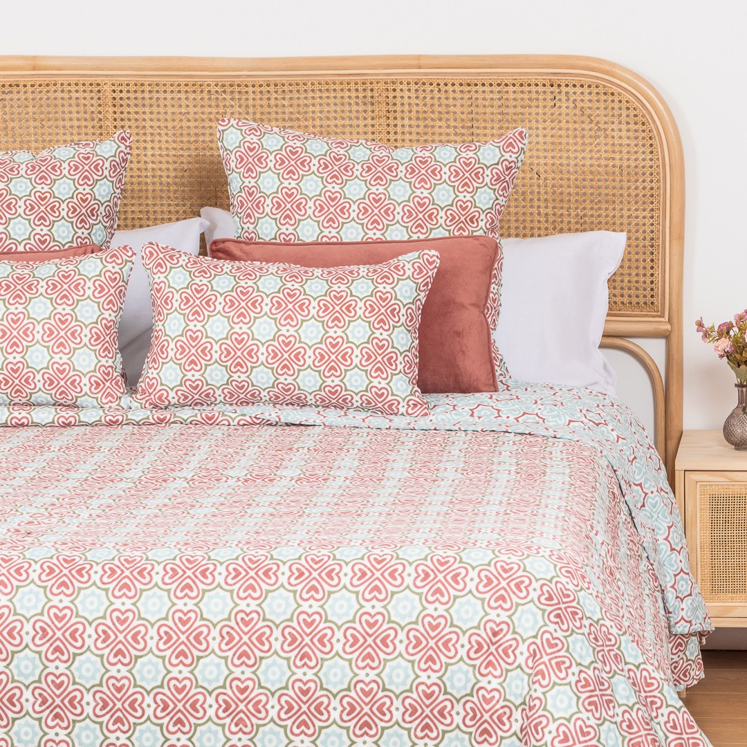 Colcha bouti Capri marsala