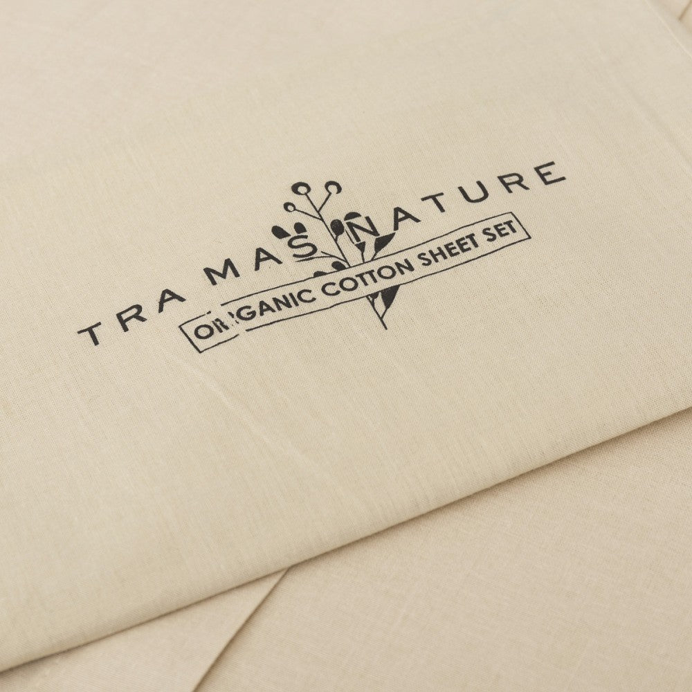 Jogo de lençóis de algodão orgânico tingido