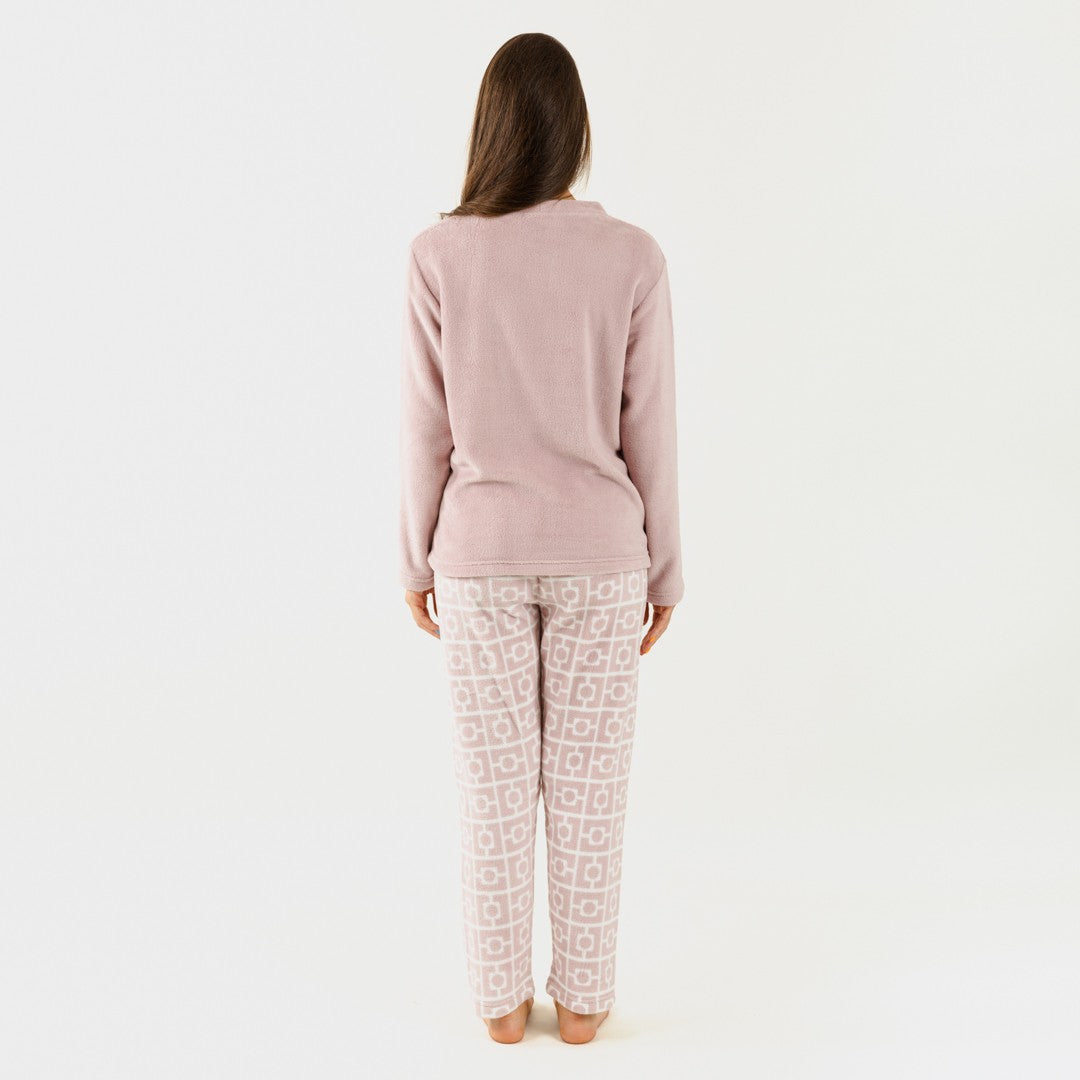 Pijama Coral Taormina cor malva