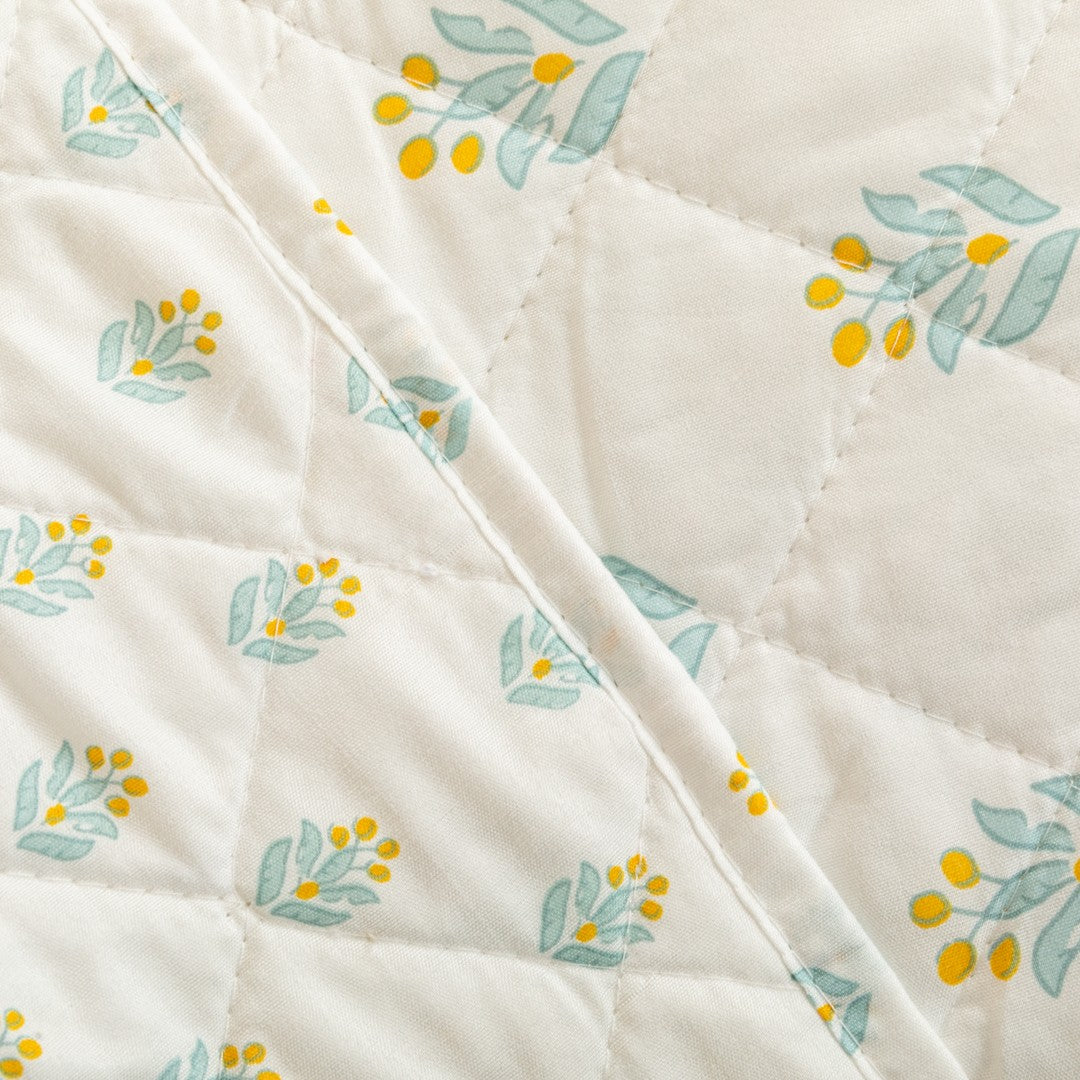 Colcha de cama Tiffany verde primavera bouti