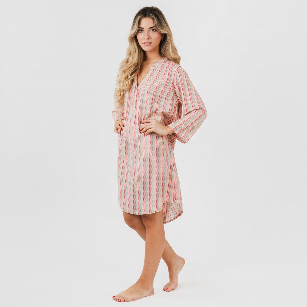 Camisola de viscose, villa rosa