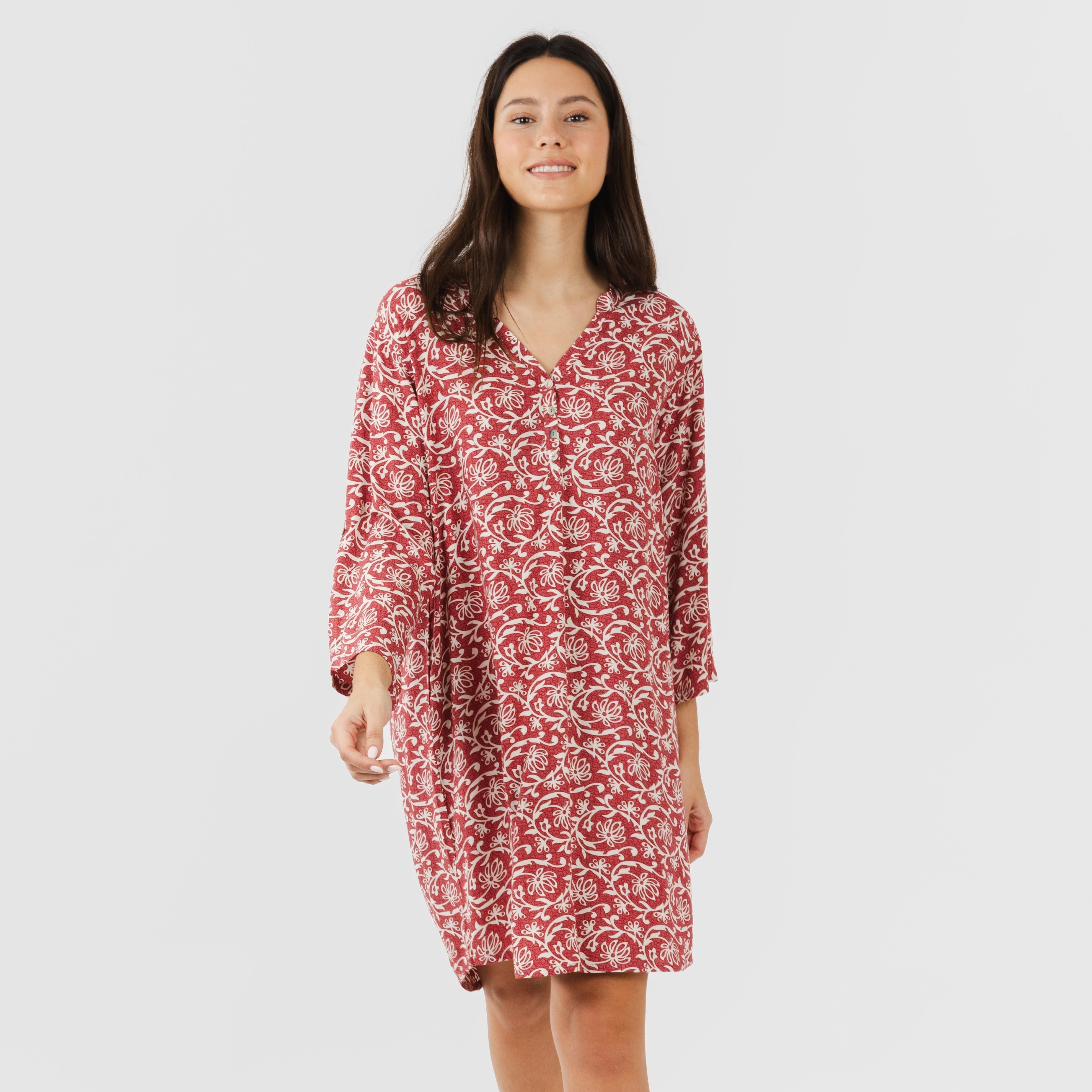 Camisola de viscose Queen marsala