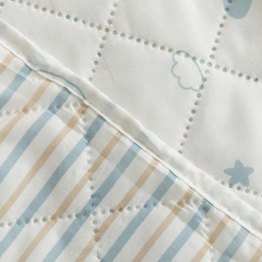 Colcha Bennett com laço índigo