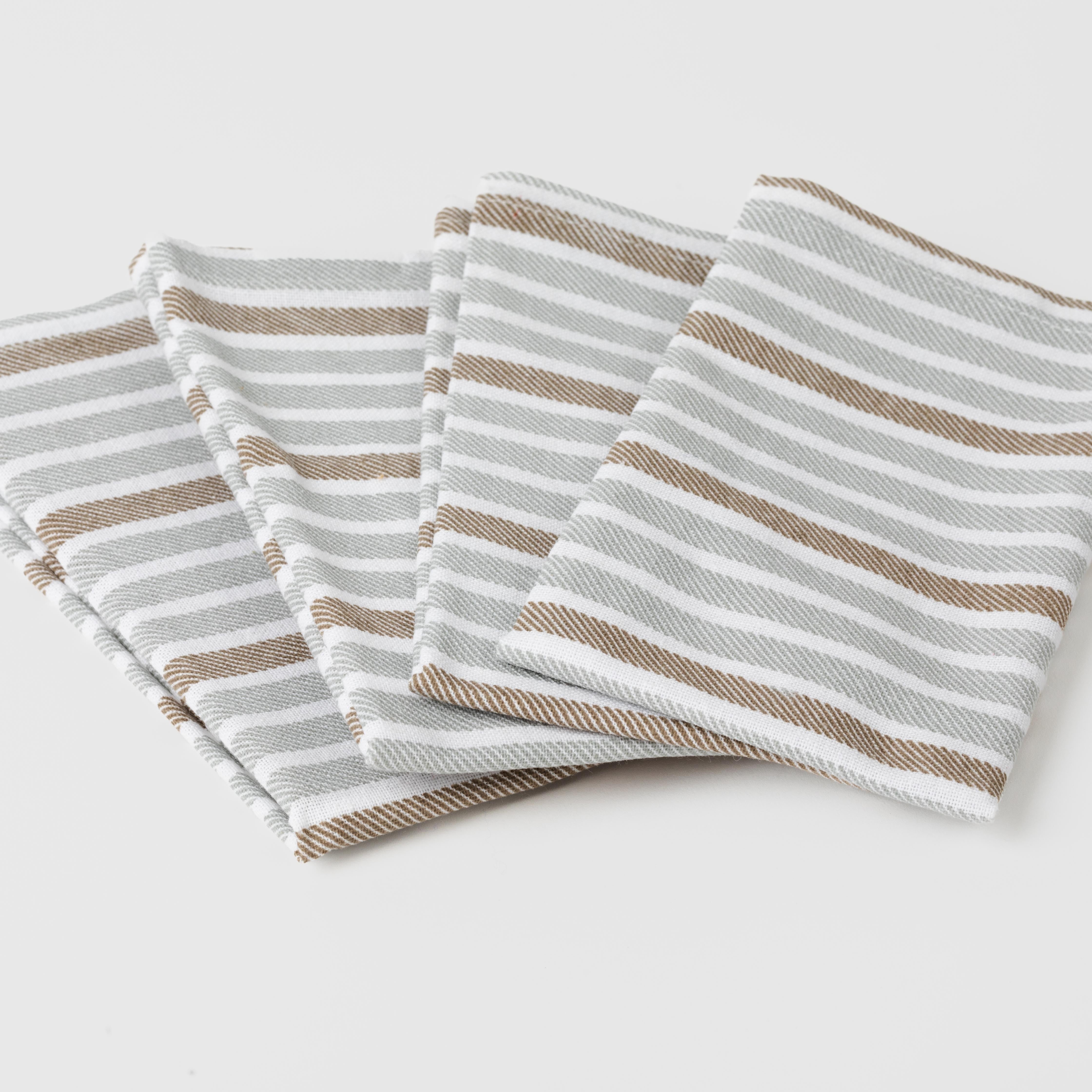 Conjunto de 4 guardanapos listrados GUTI CR-30024