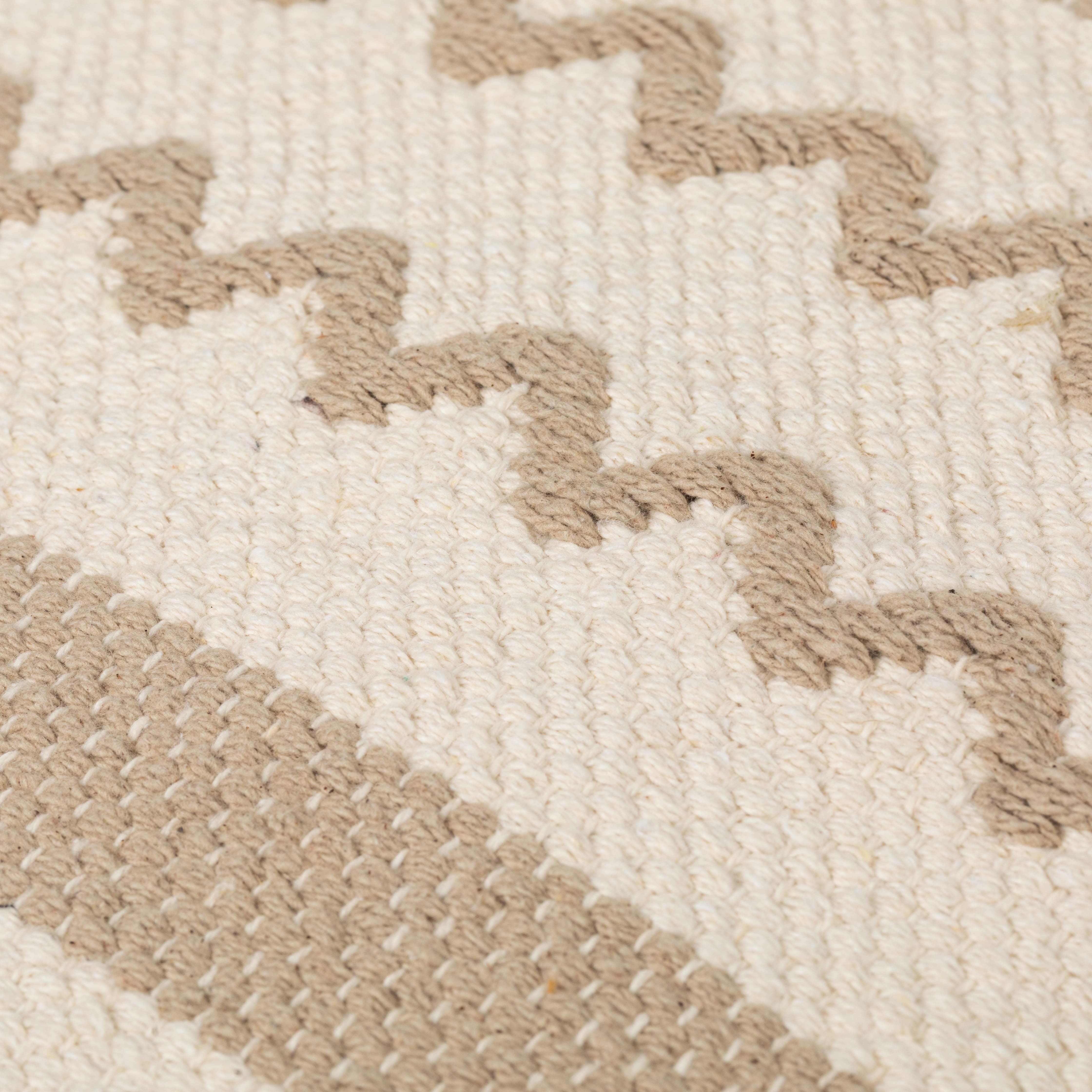 Almofada quadrada Leito em algodão 45x45 - capa + enchimento