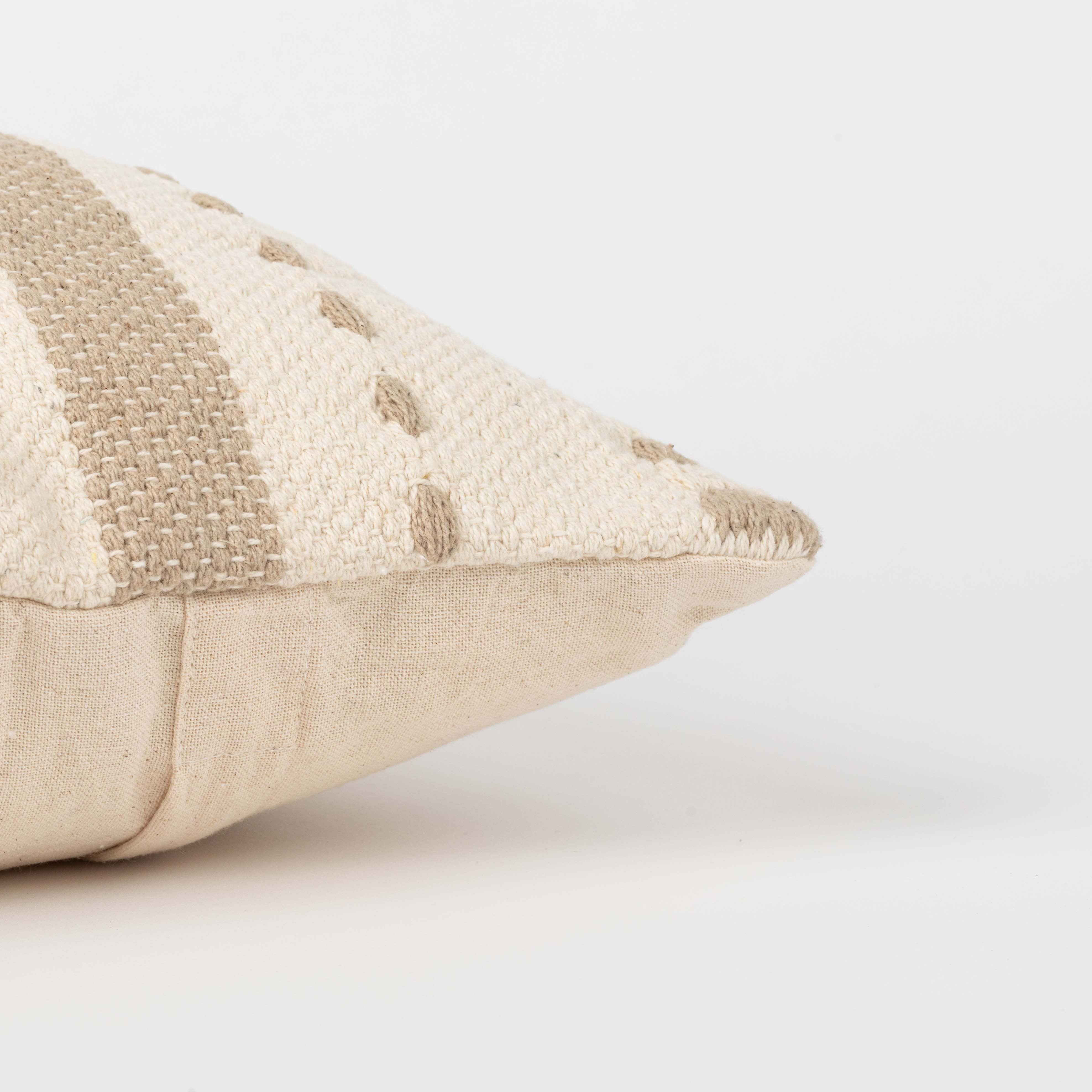 Almofada quadrada Leito em algodão 45x45 - capa + enchimento