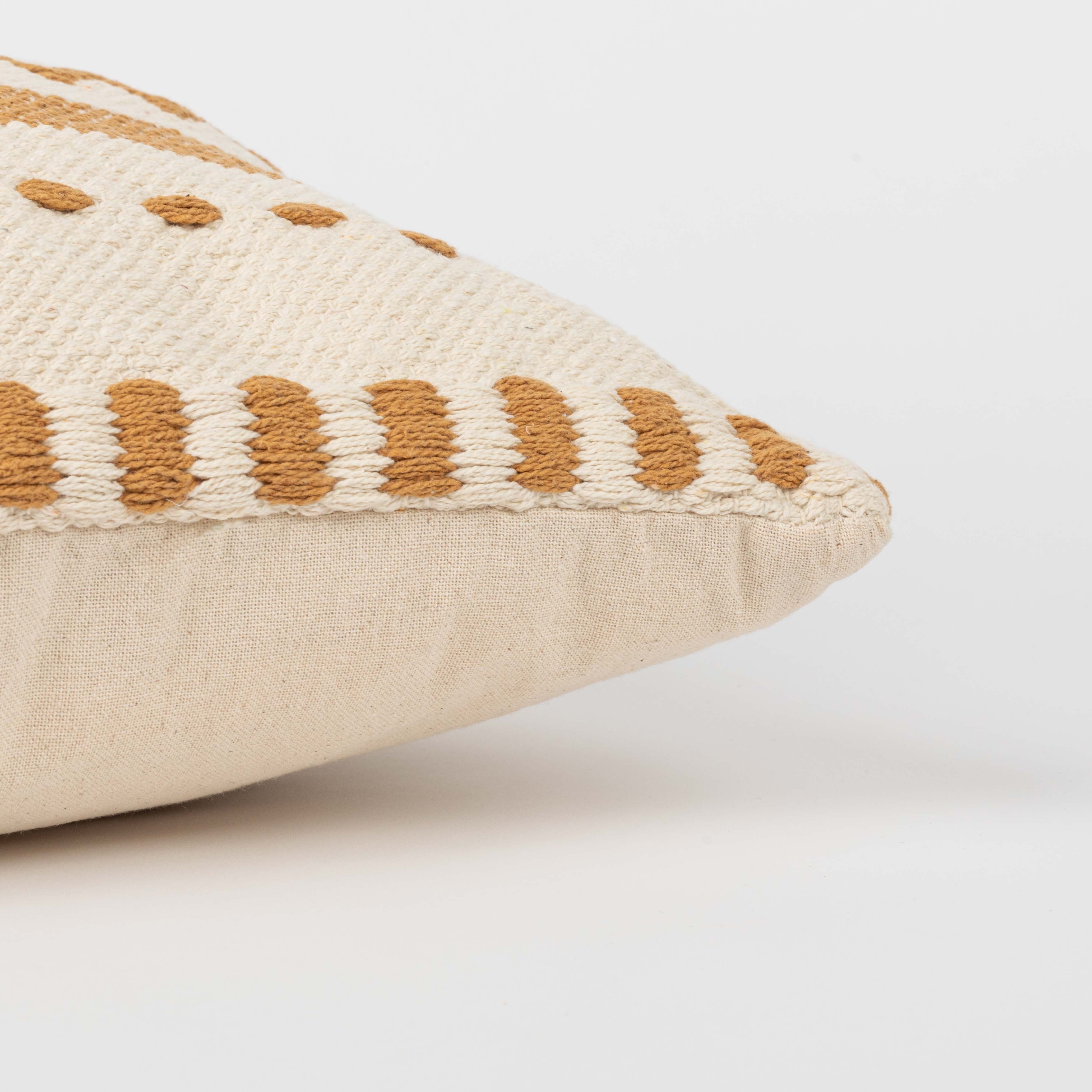 Almofada quadrada Leito em algodão 45x45 - capa + enchimento