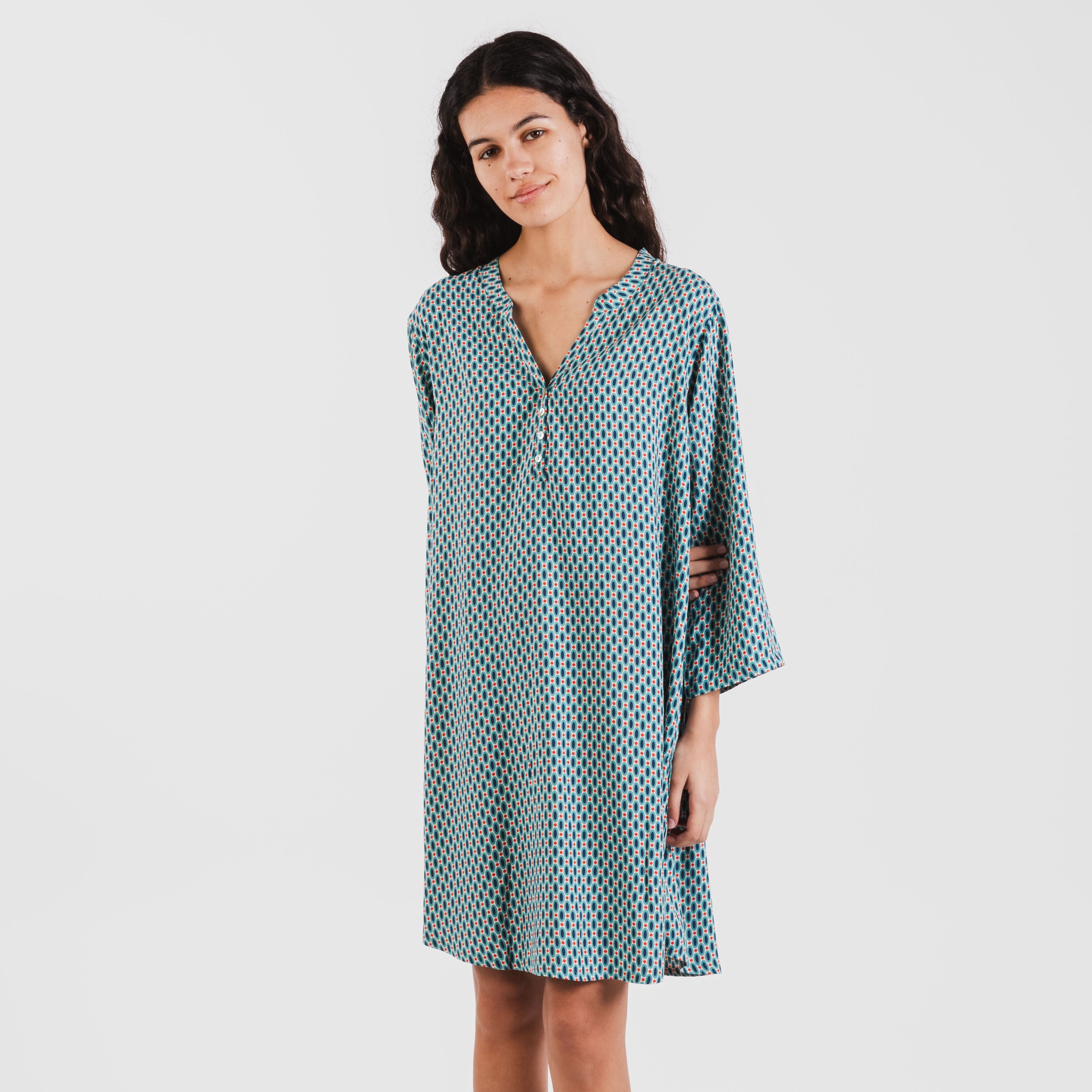 Camisola azul Owner em viscose