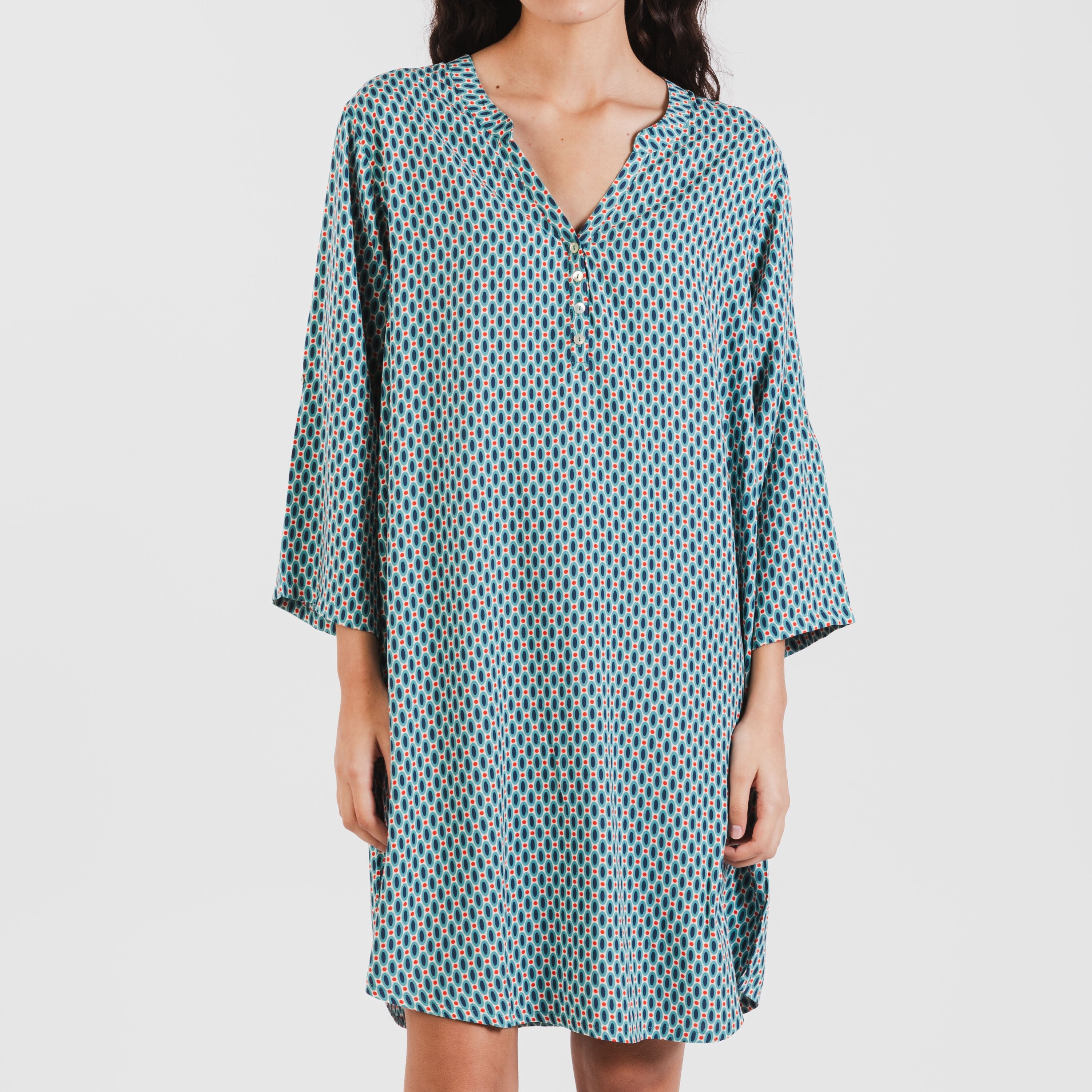 Camisola azul Owner em viscose