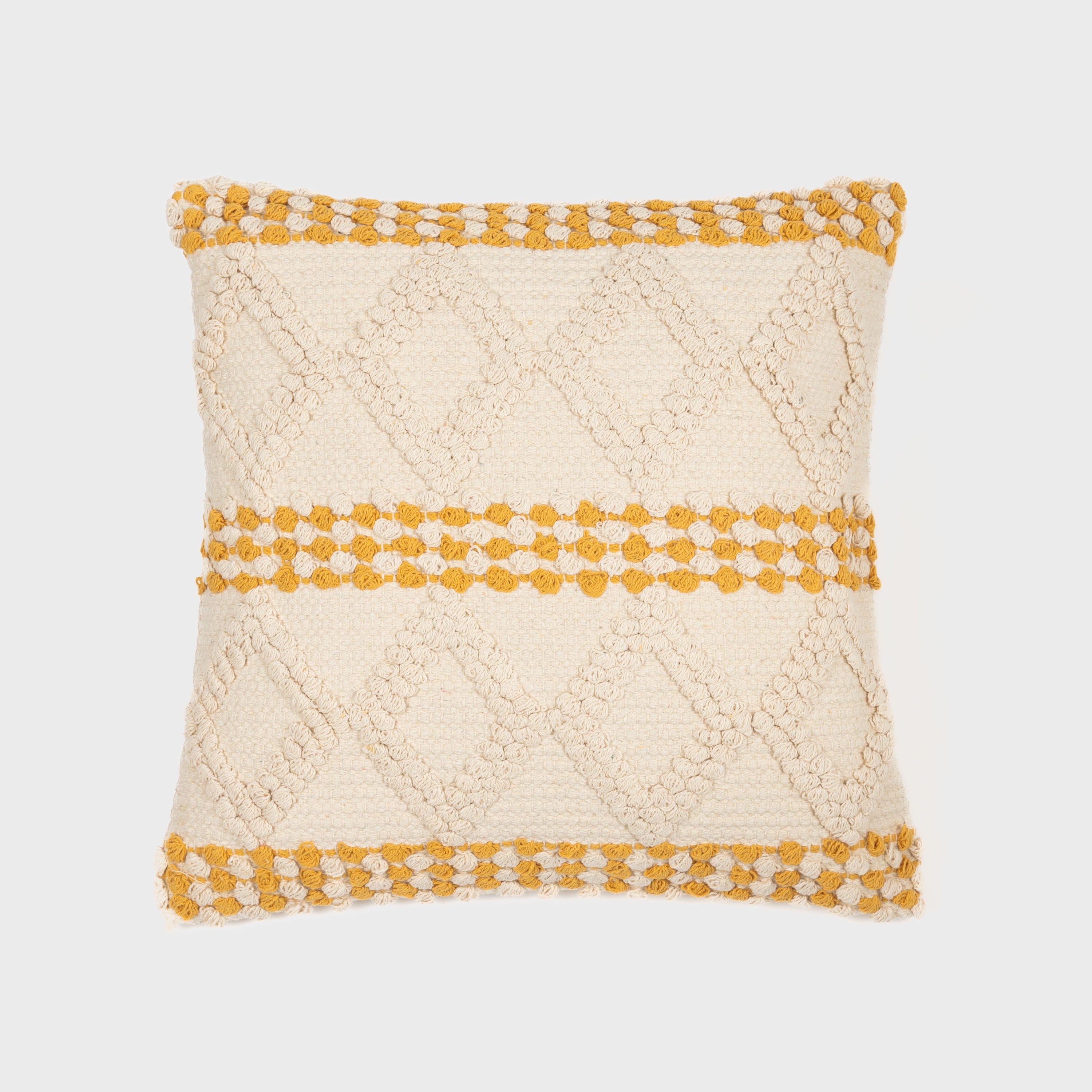 Almofada quadrada Basette em algodão 45x45 - capa + enchimento