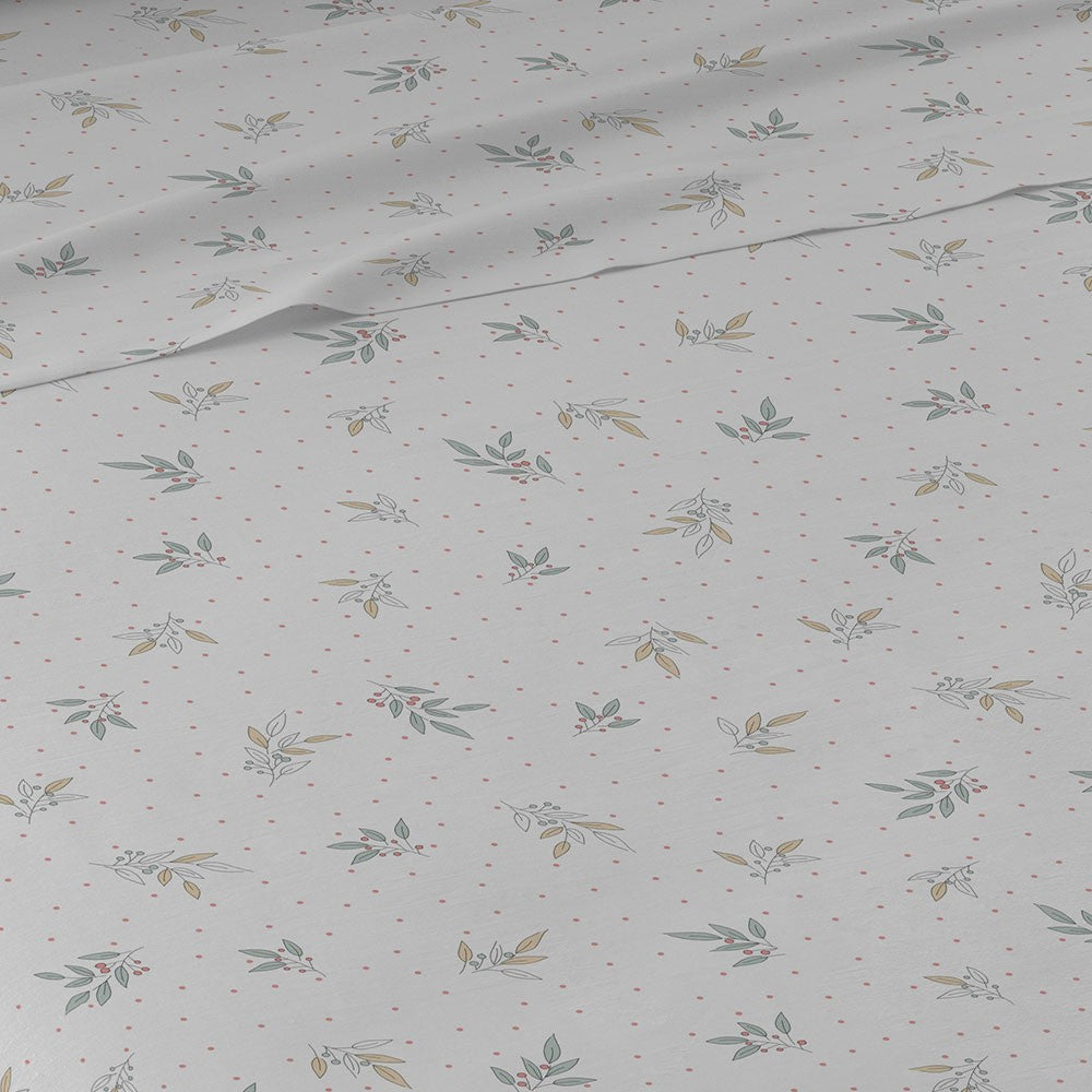 Conjunto de lençóis de algodão percal Denita