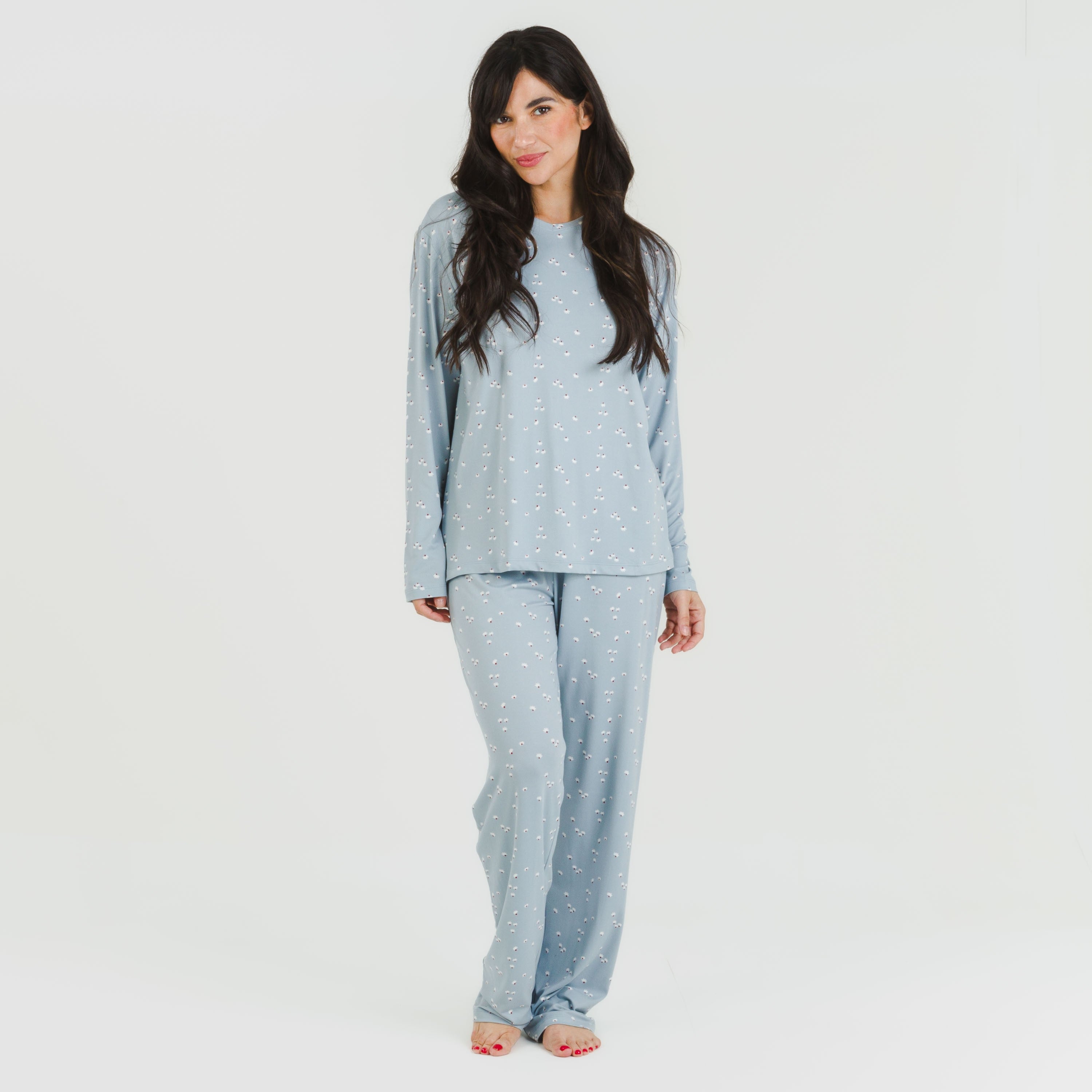 Pijama comprido feminino Tabitha Indigo Soft
