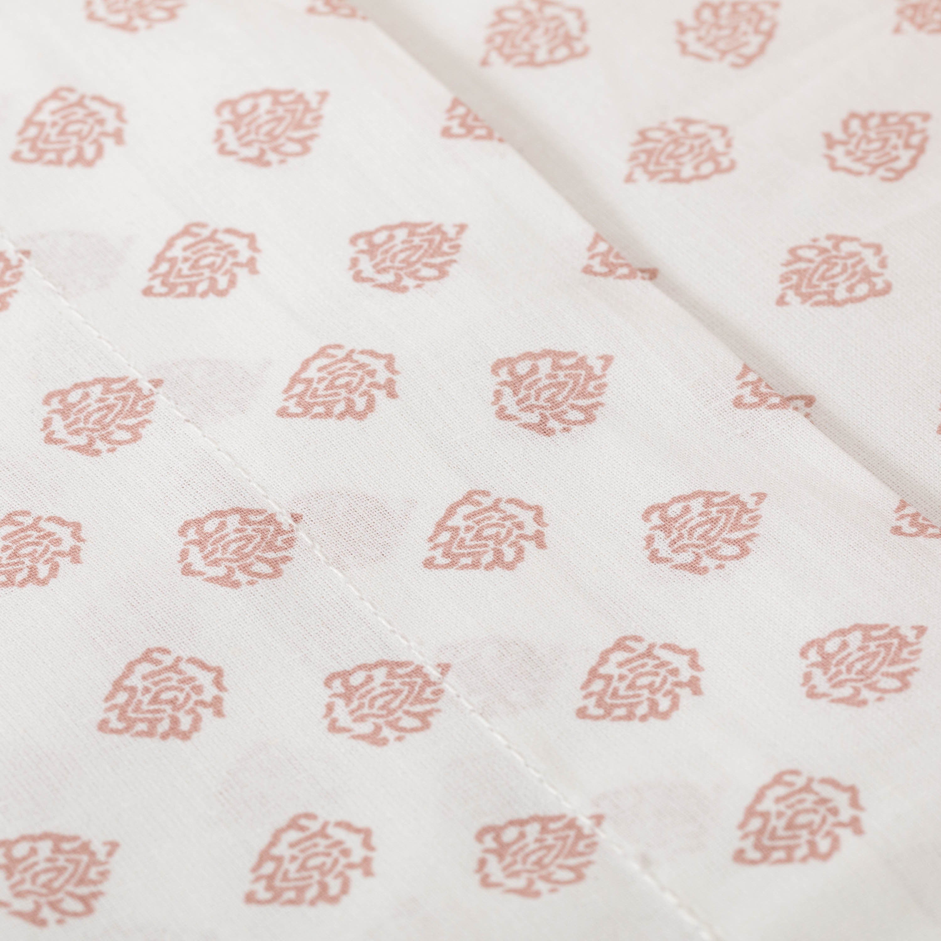 Conjunto de lençóis de algodão malva Indolis