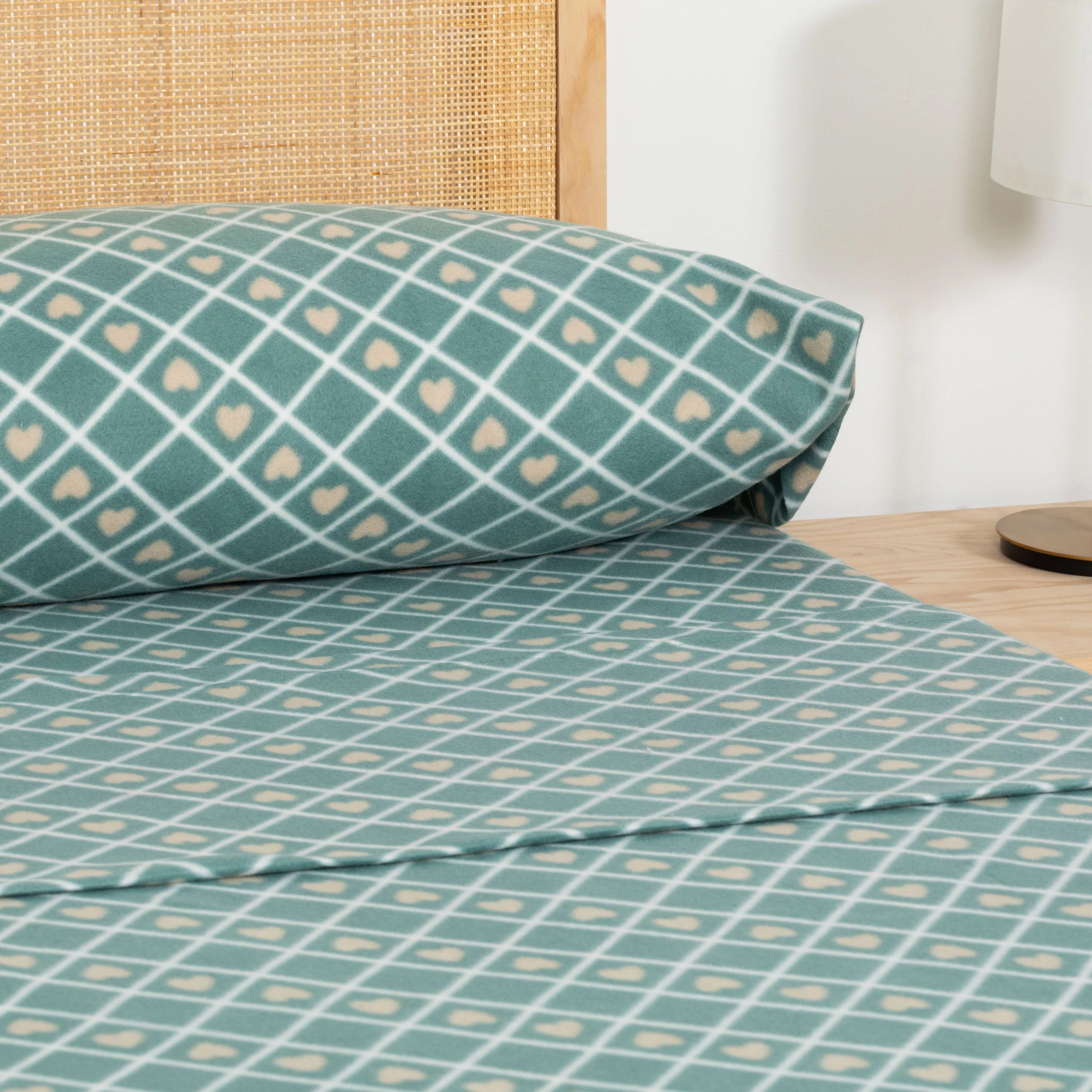 Conjunto de lençóis Ilenia Pyrenees Dry Green