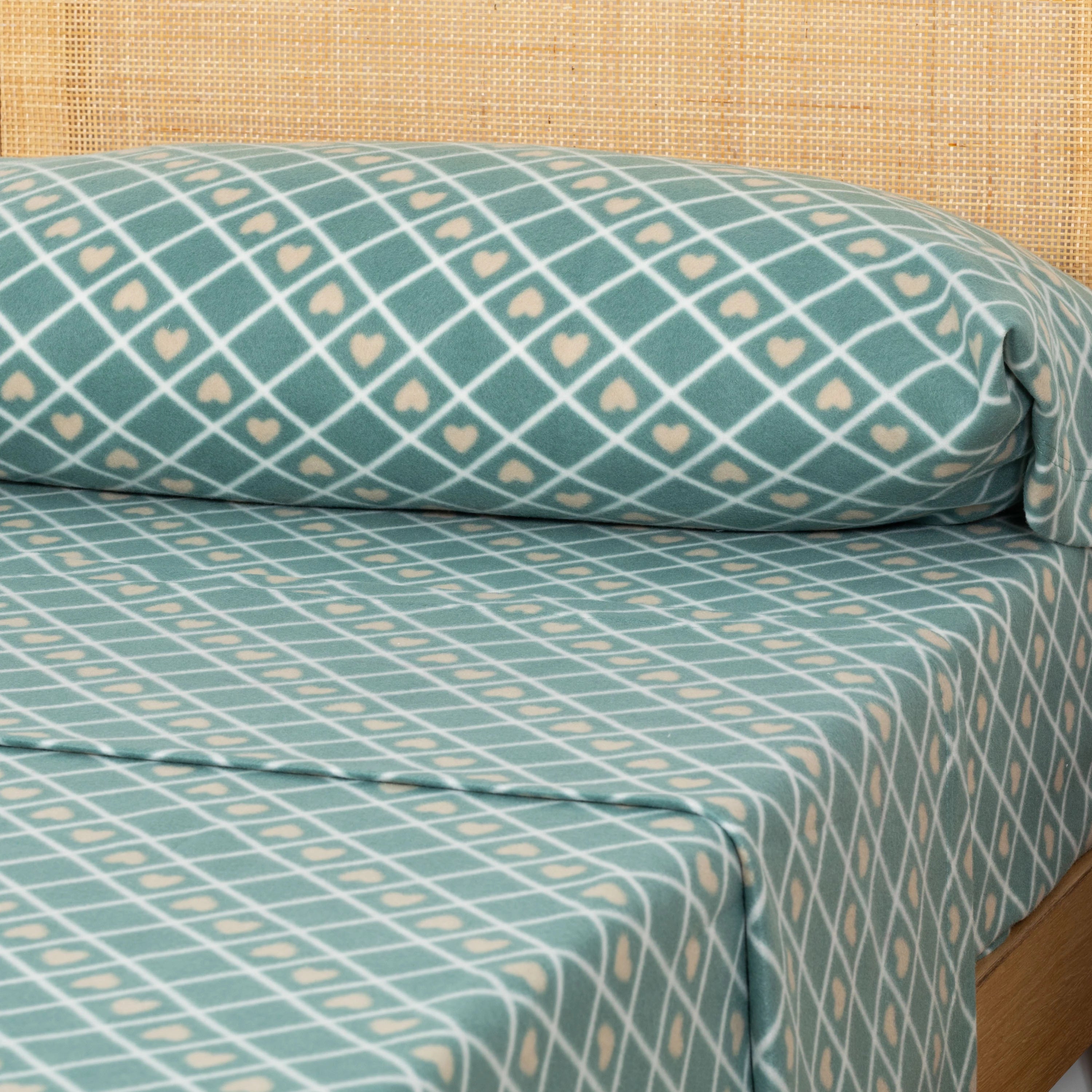 Conjunto de lençóis Ilenia Pyrenees Dry Green