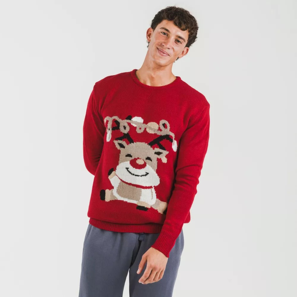 Camisa vermelha masculina Rodolfo