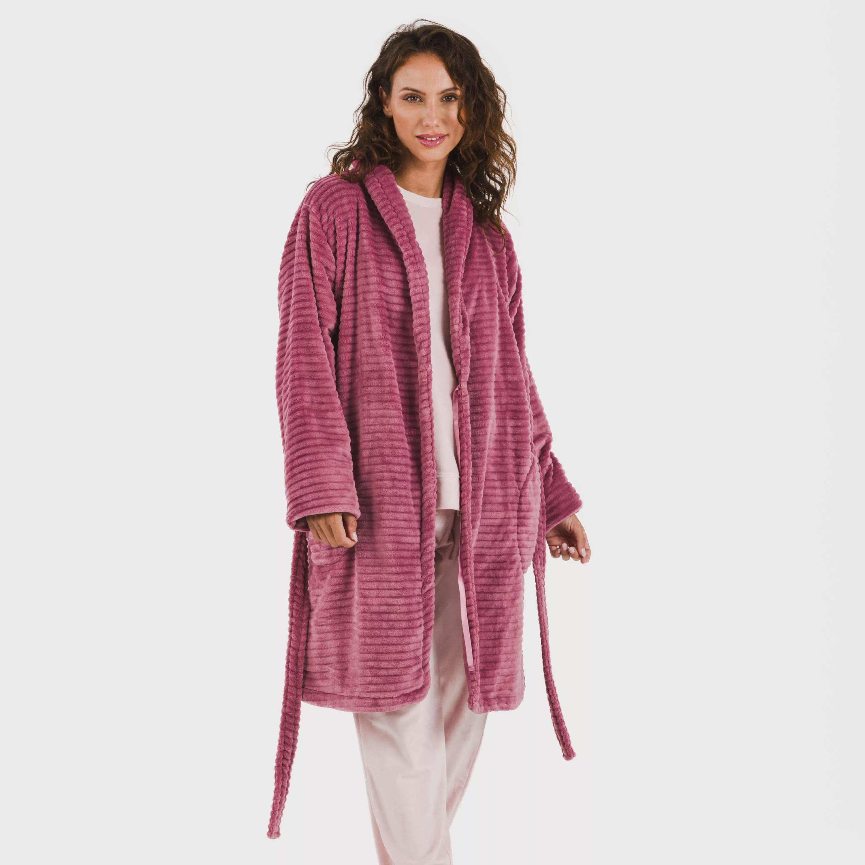 Robe de veludo, listras lisas