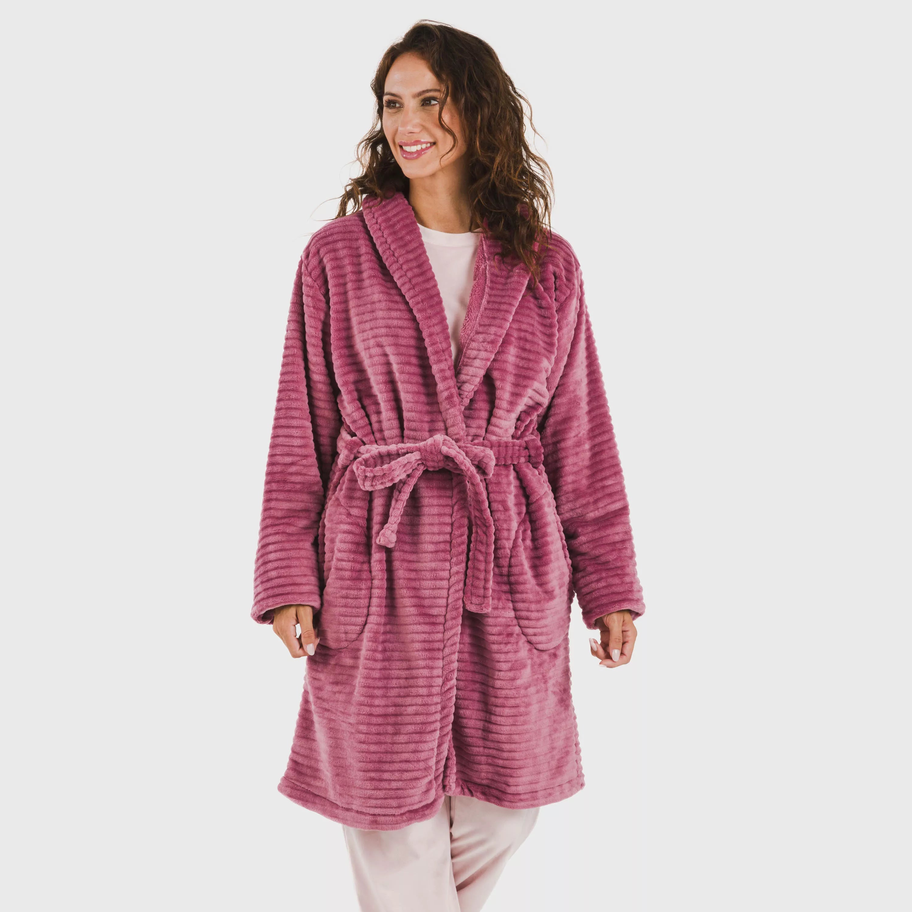 Robe de veludo, listras lisas