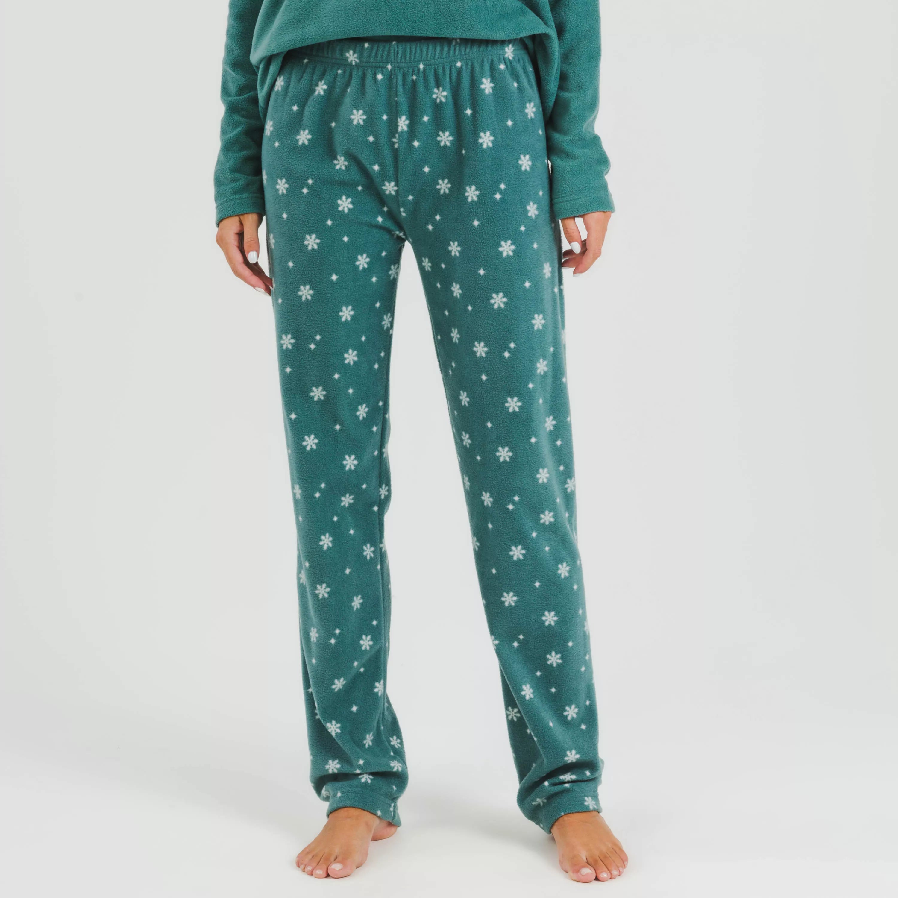 Pijama polar Elf verde frances
