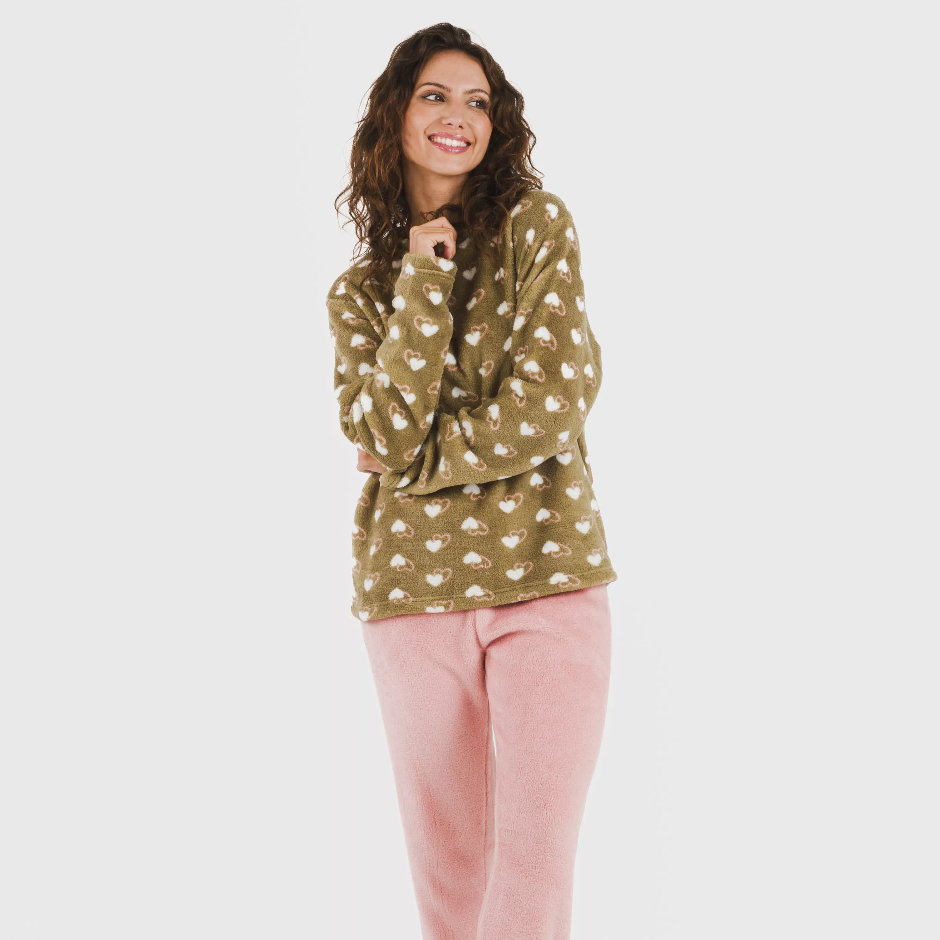 Pijama Estelle rosa coral