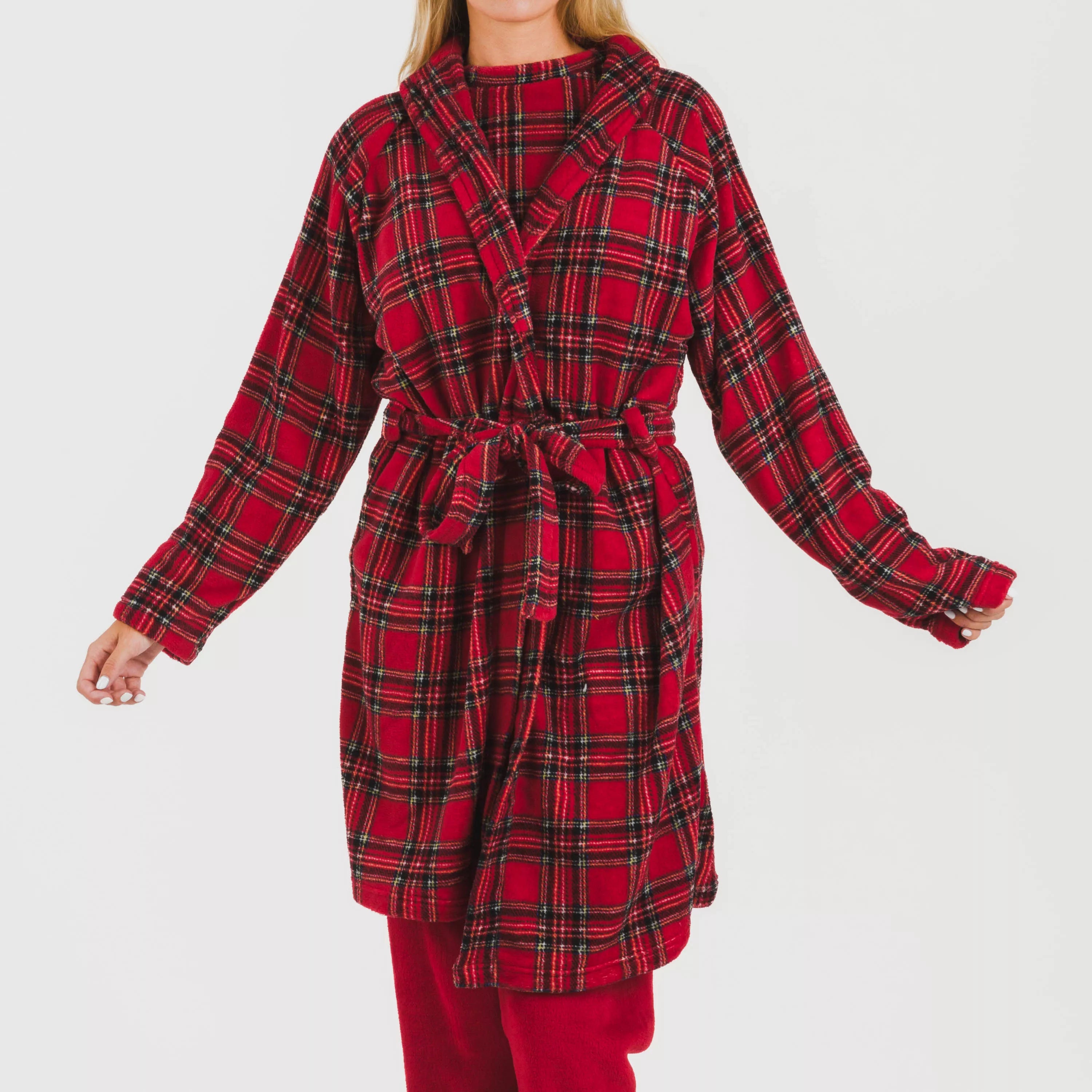 Coral Nicolas manto vermelho