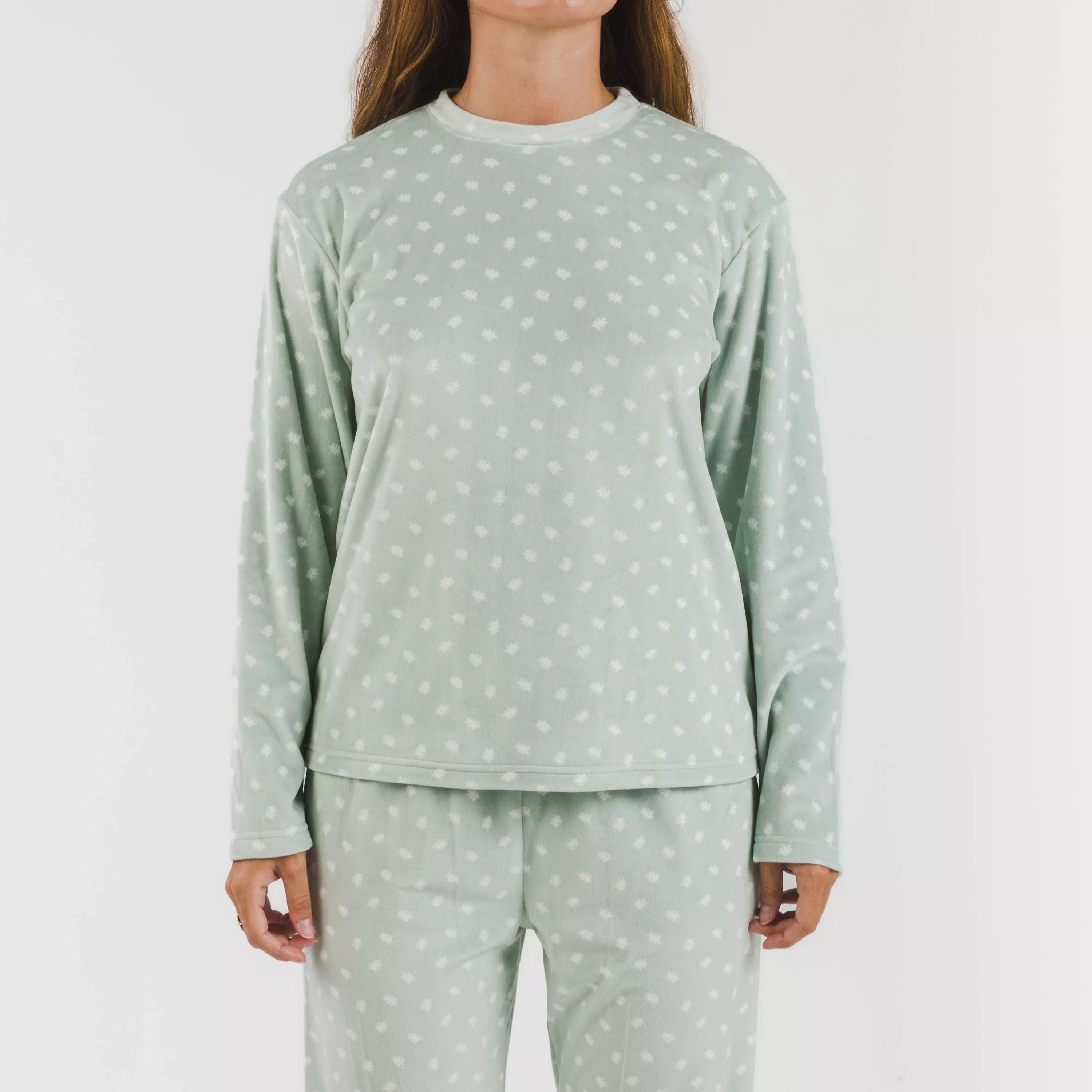 Natalie Green Tiffany pijama de veludo