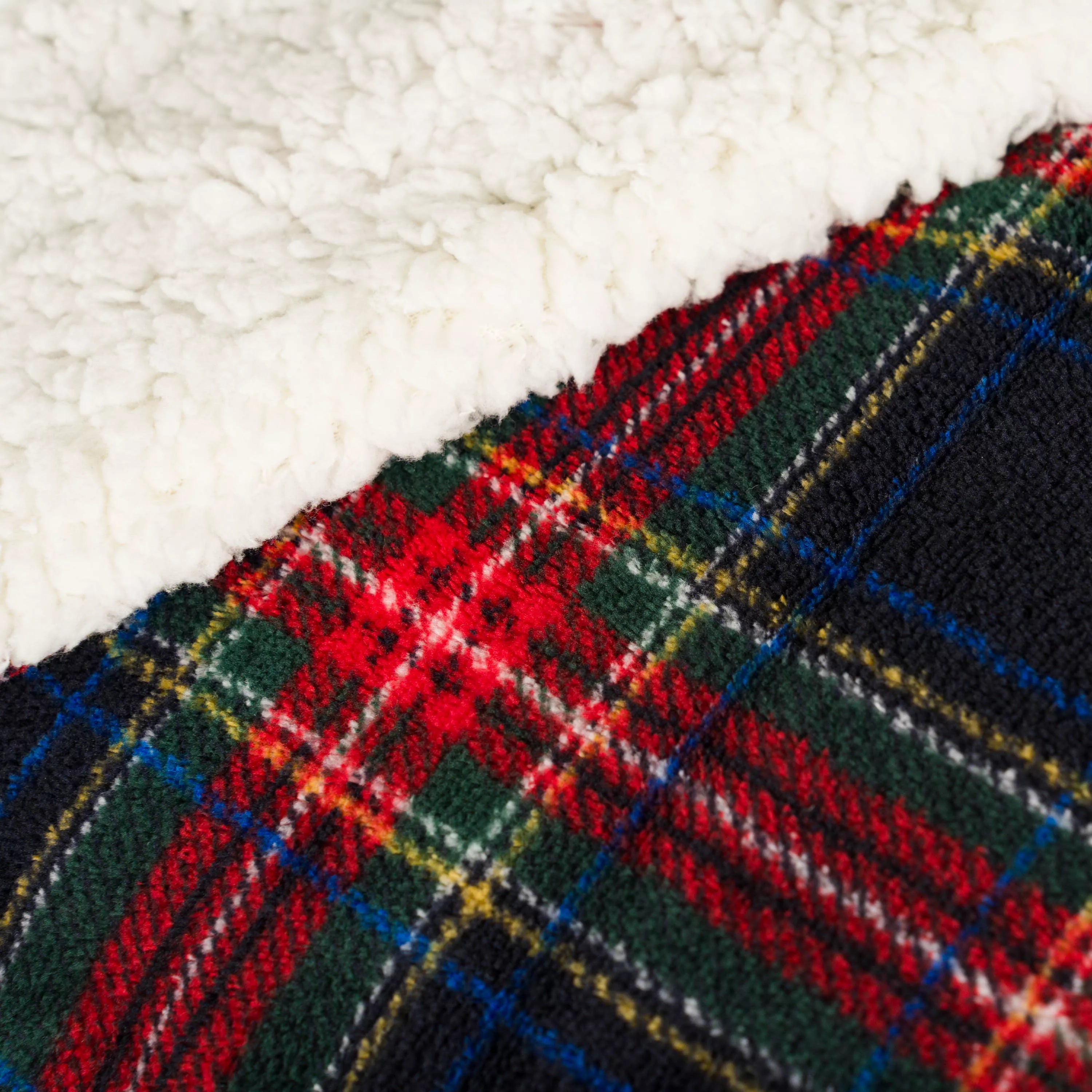 COPERTA SHERPA A QUADRI JAIRO