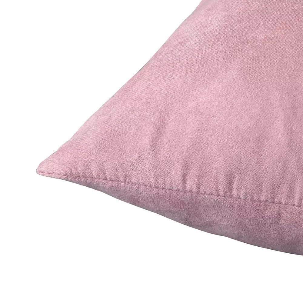 Almofada quadrada em camurça macia - capa + enchimento