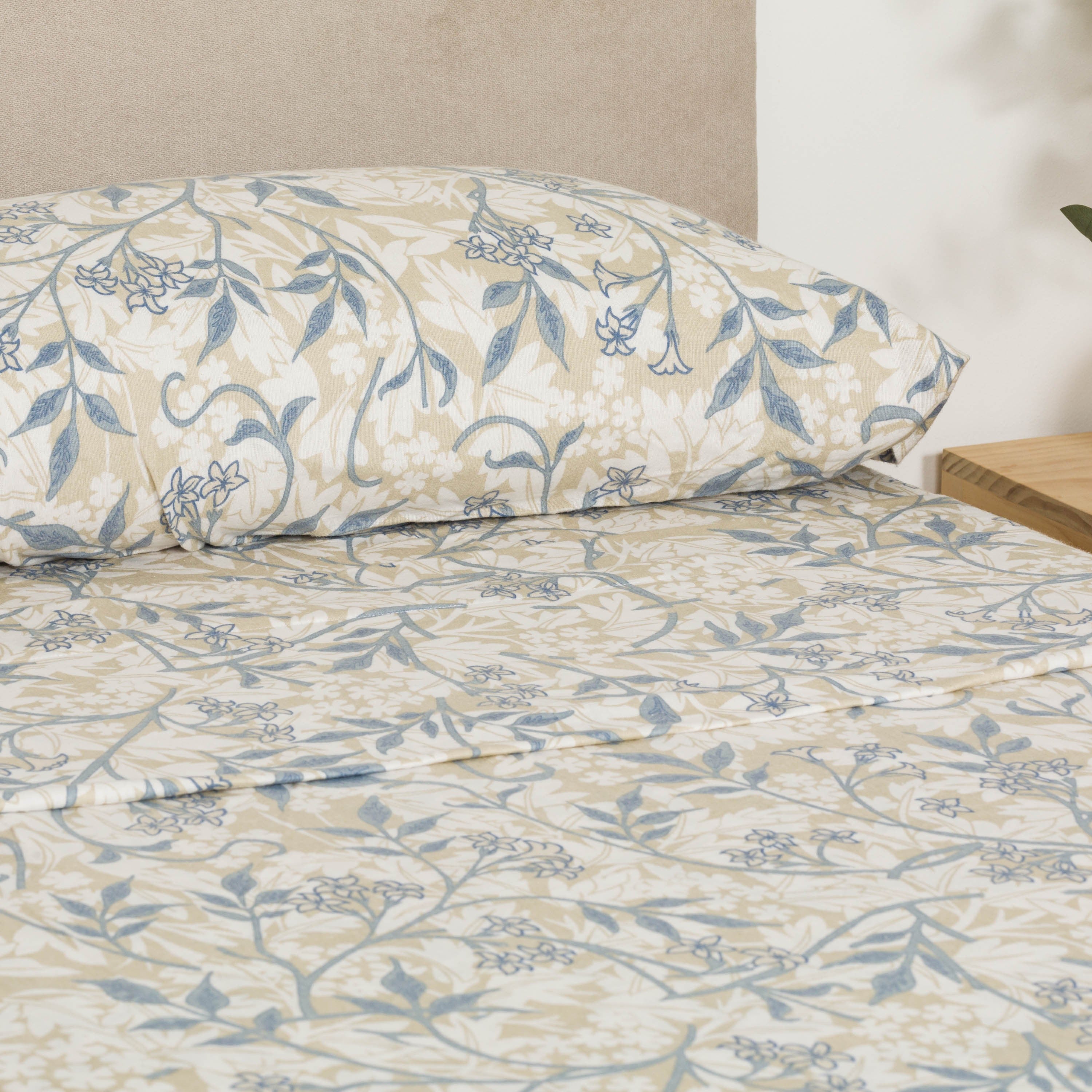 Conjunto de lençóis de flanela Pastora