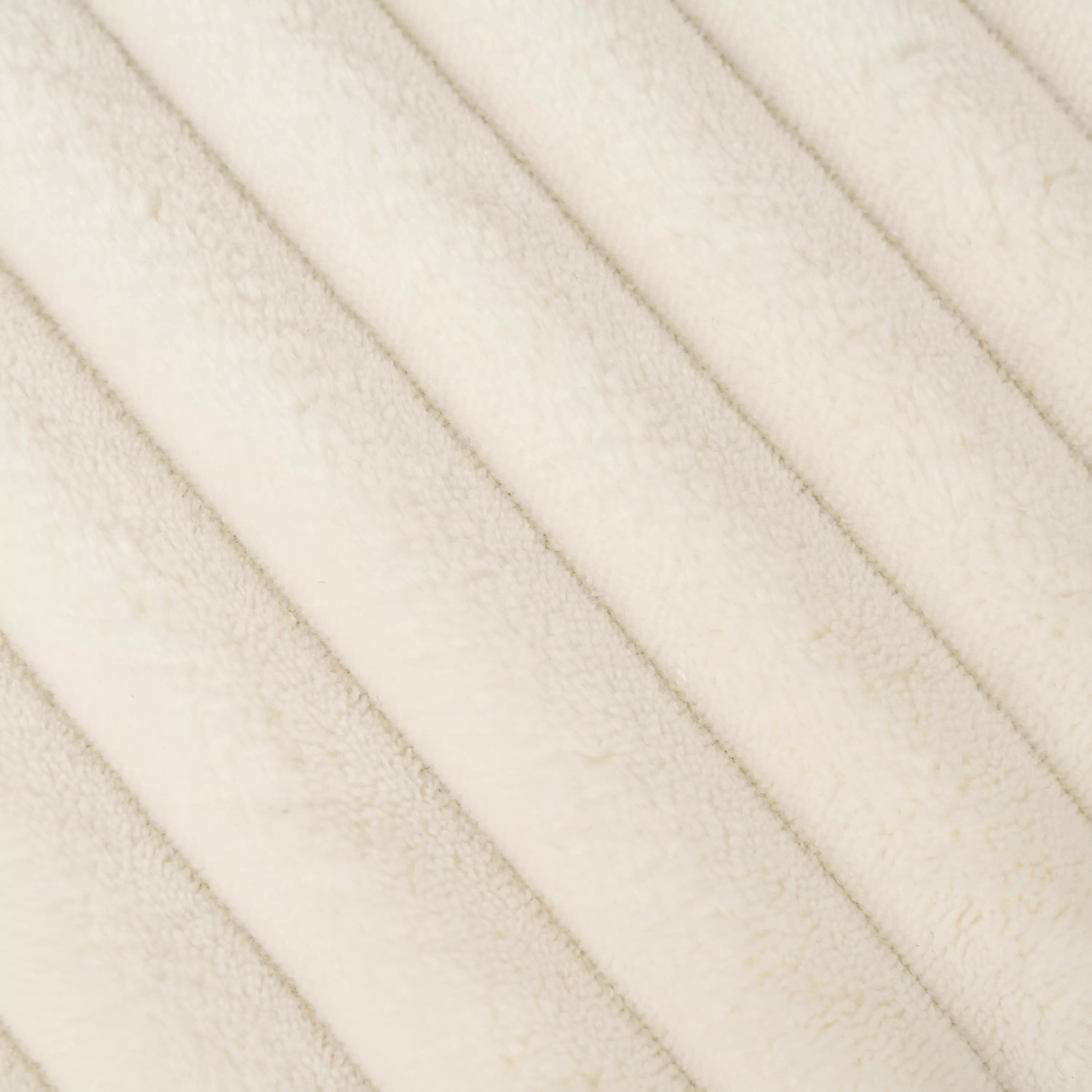 Almofada quadrada de veludo cotelê com listras lisas, 45x45 cm - capa + enchimento