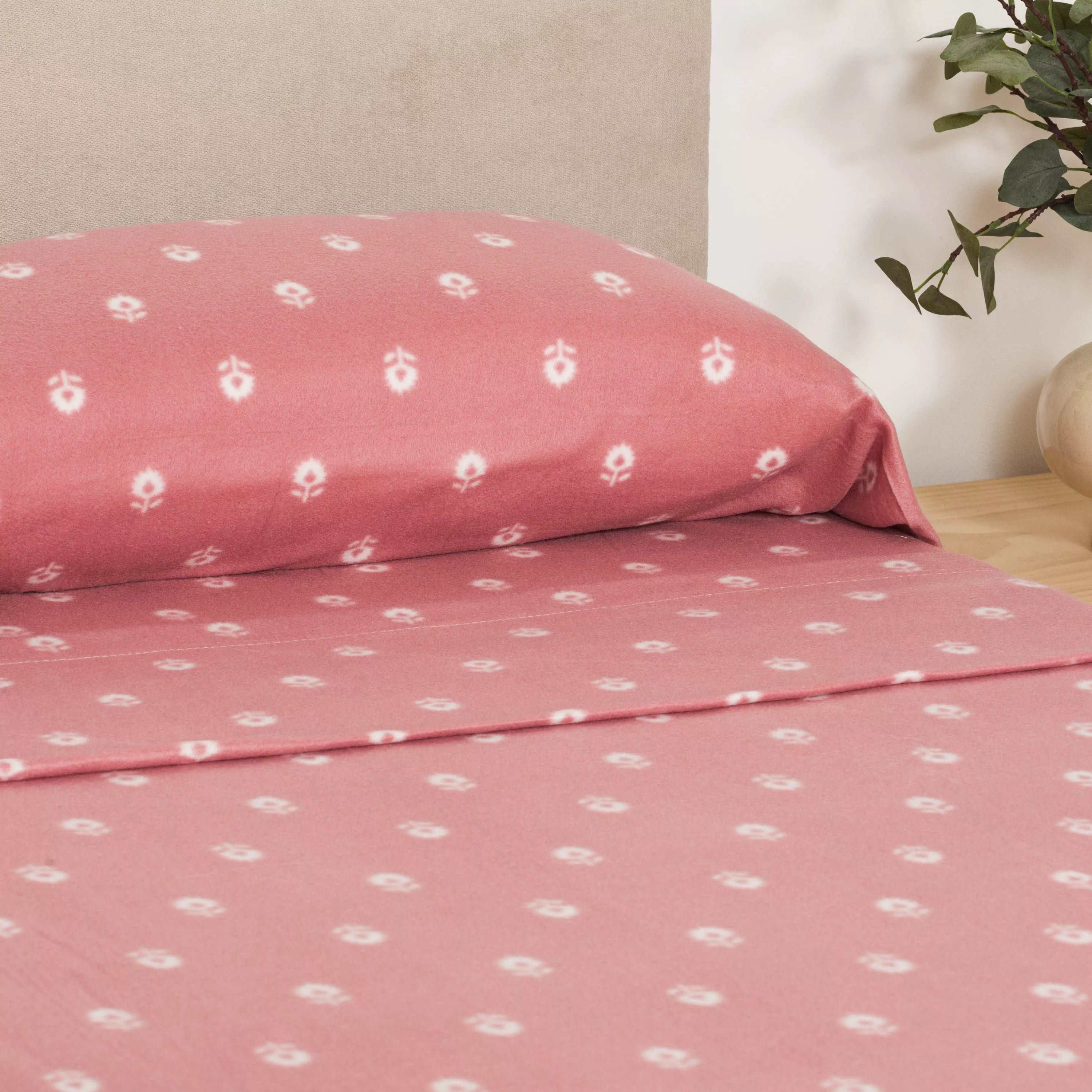 Conjunto de lençóis térmicos cor malva para bebês