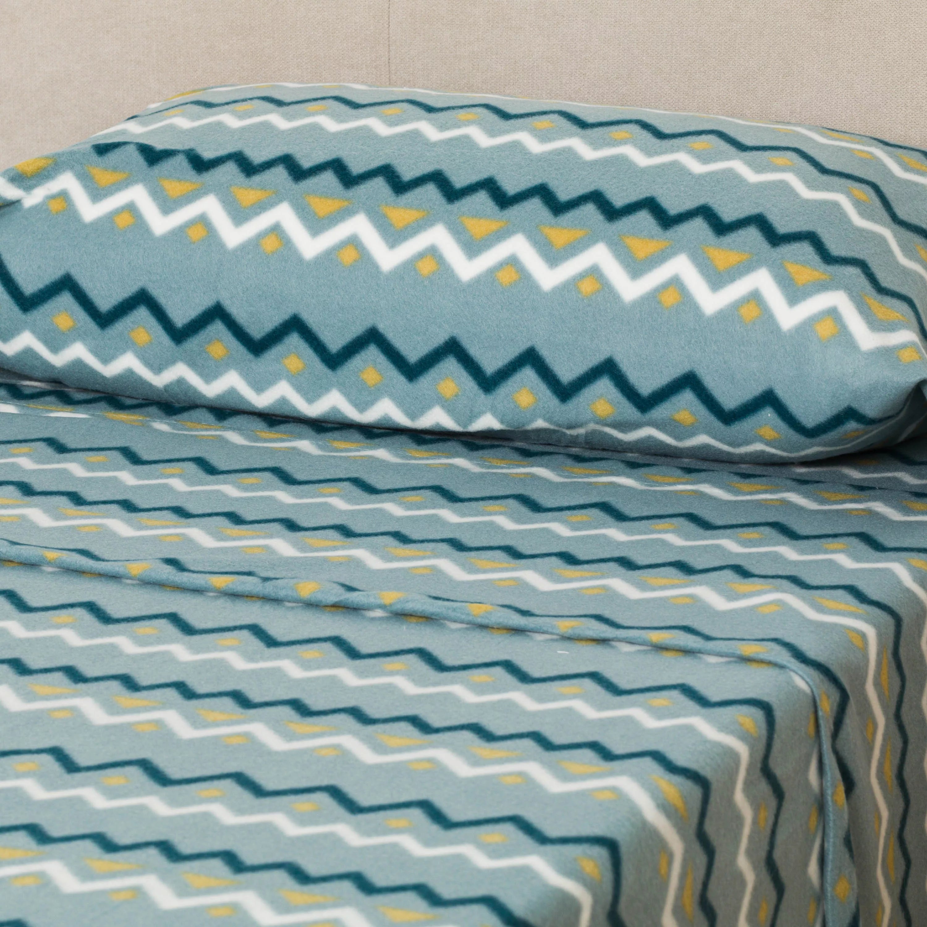 Conjunto de lençóis térmicos Beraun Aqua Blue