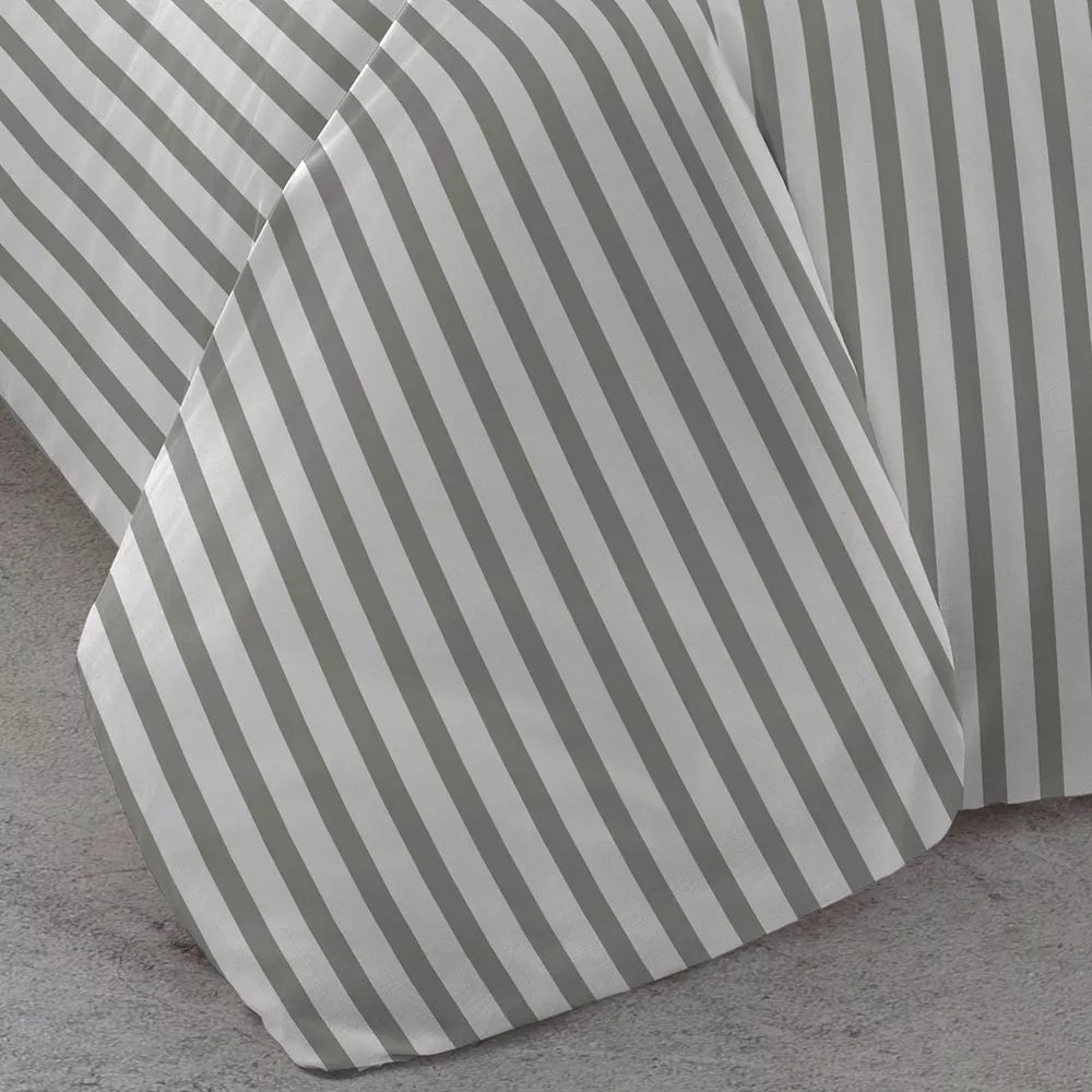 Capa de edredom Raya Aviles em percal verde militar