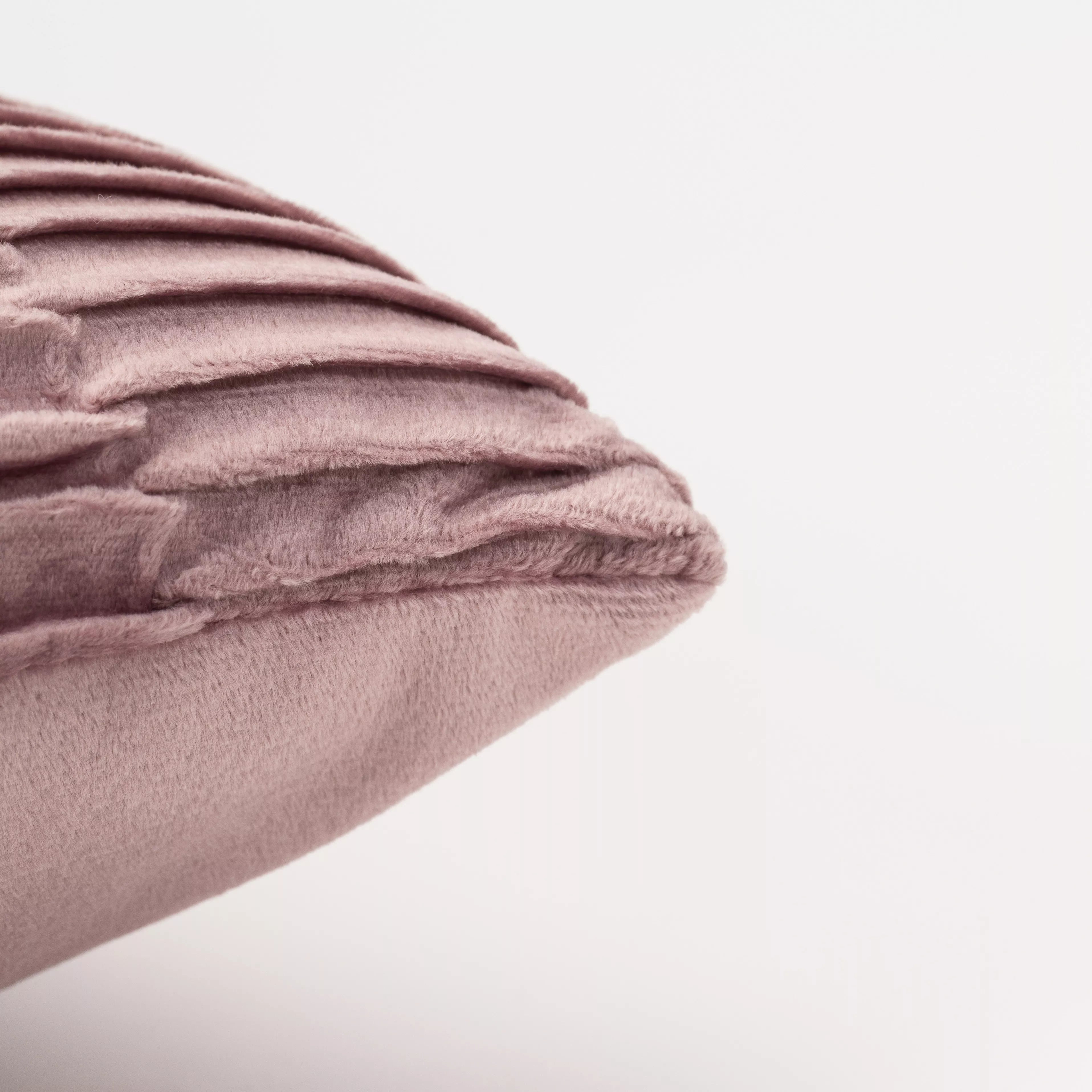 Almofada quadrada Traza nova, em veludo liso, 50x50 cm - capa + enchimento